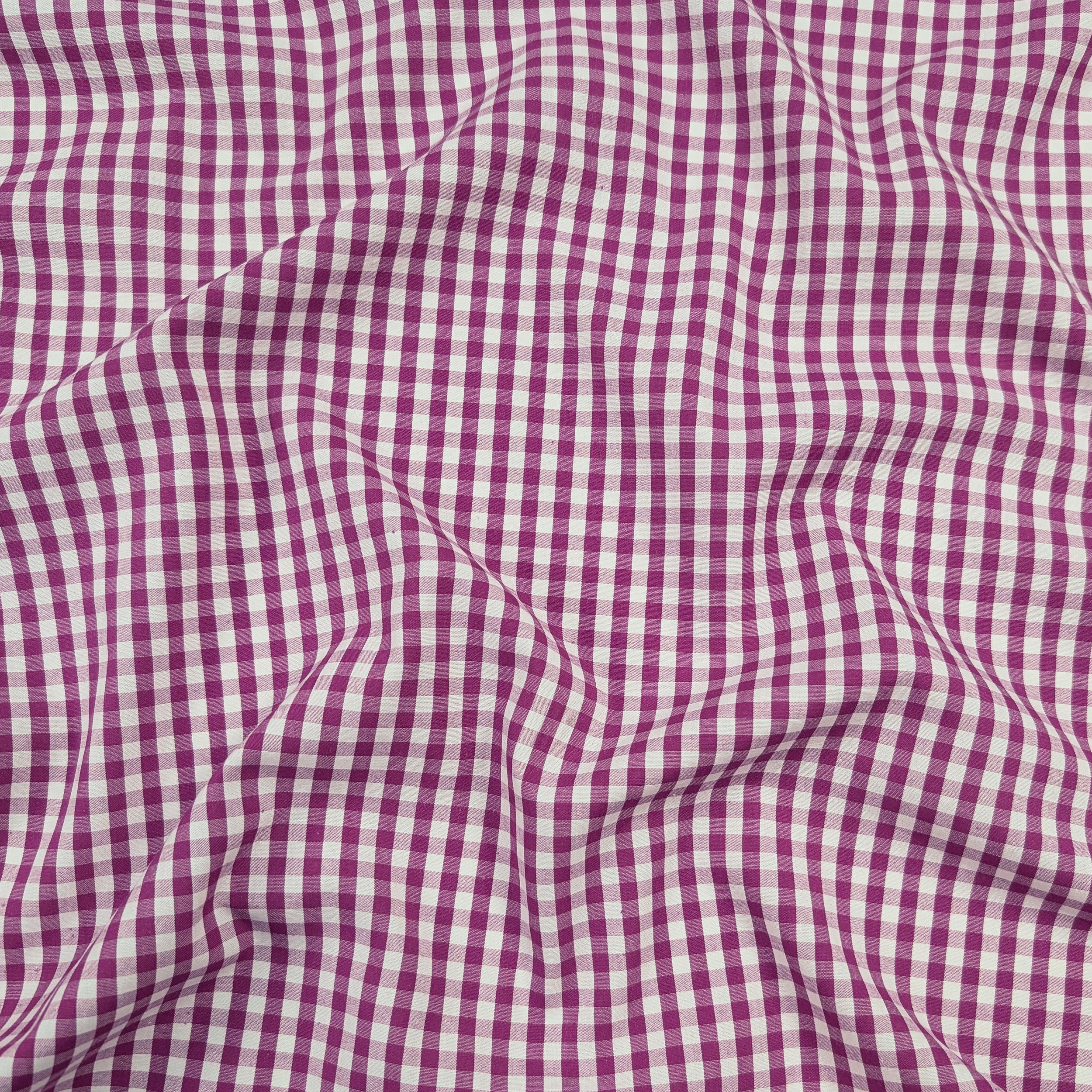Chemises en coton à carreaux lilas foncé Image