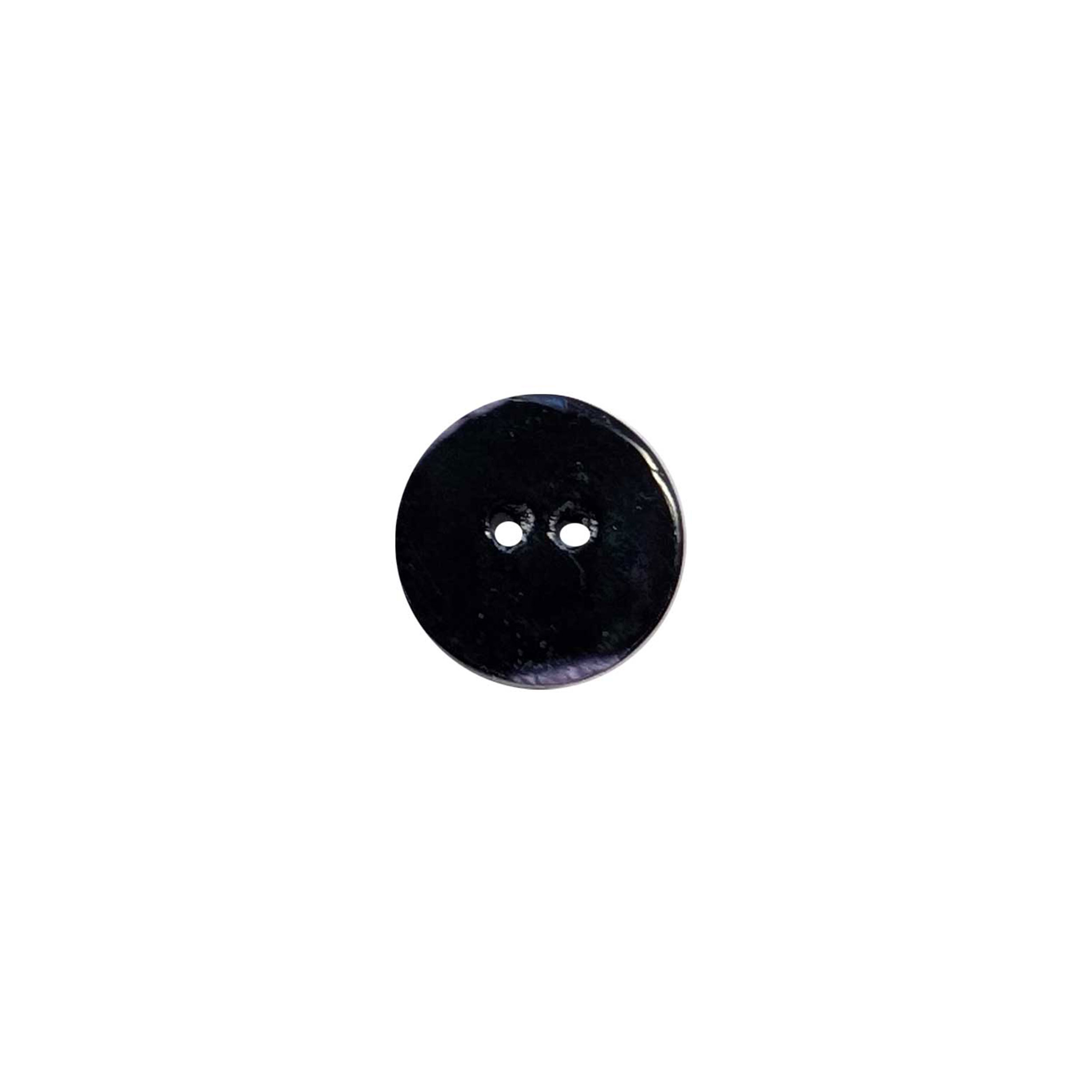 Mother-of-pearl button 2 holes Blue Lin 32 Image