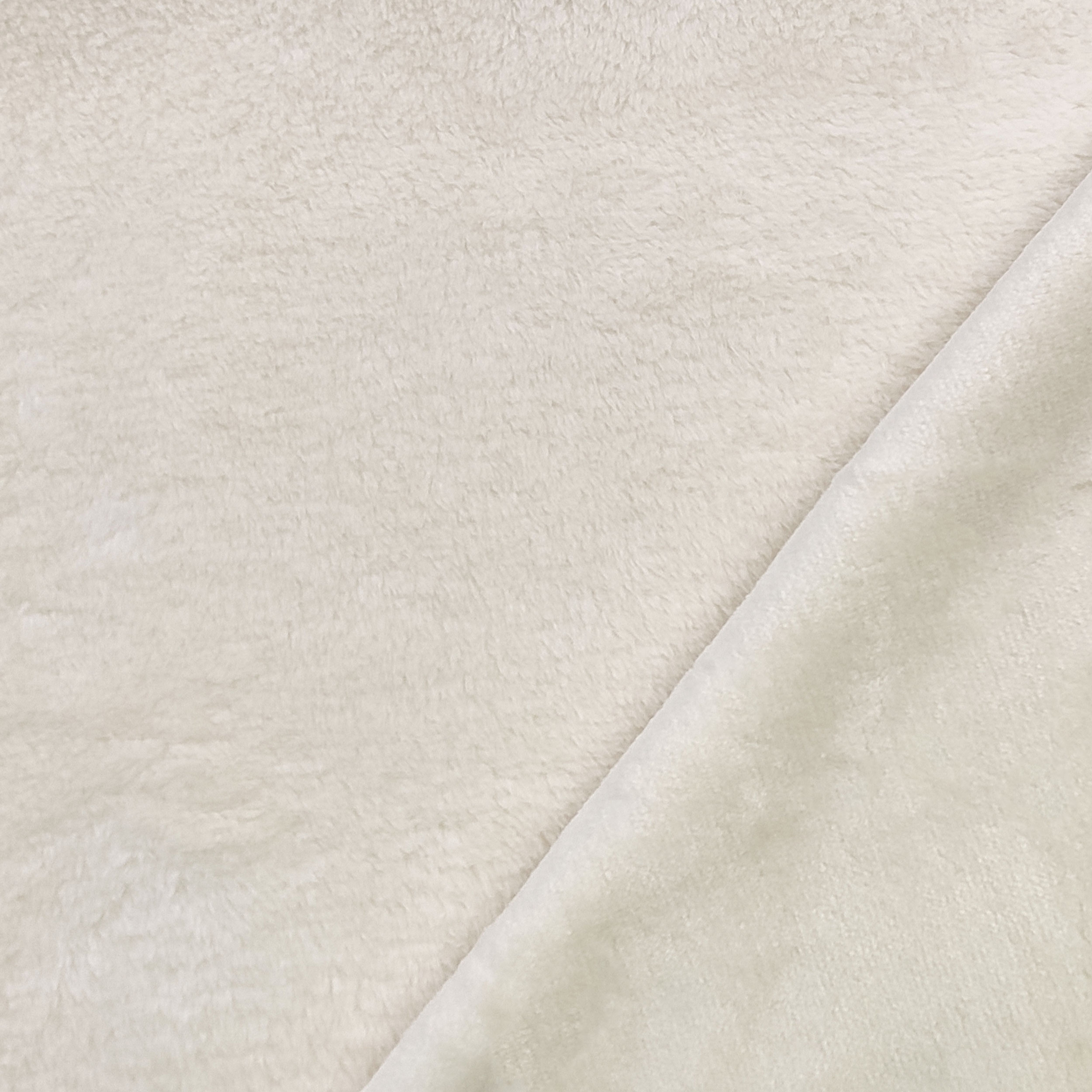 Double Fleece Koralle Creme