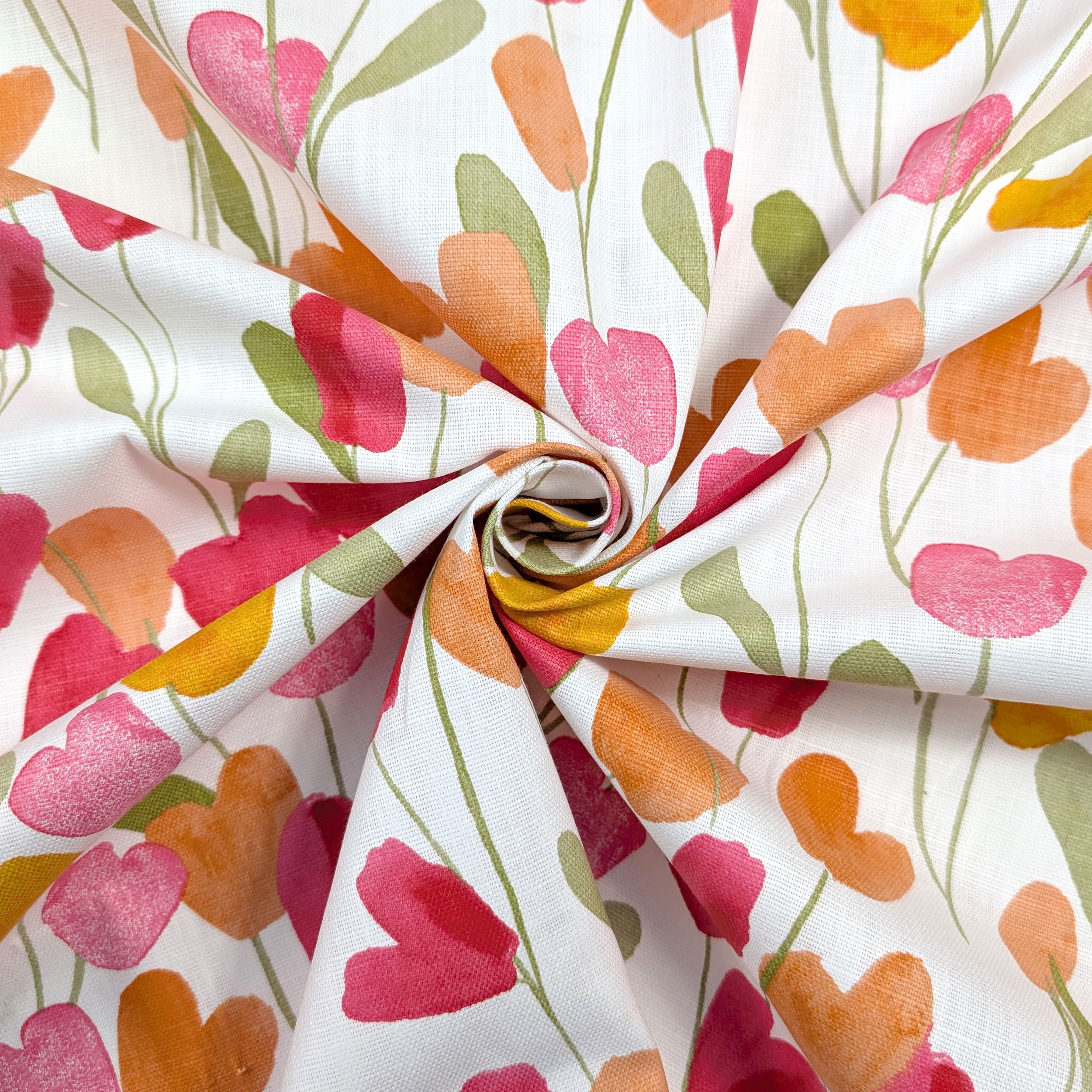 Panama Mixed Linen Tulips Image