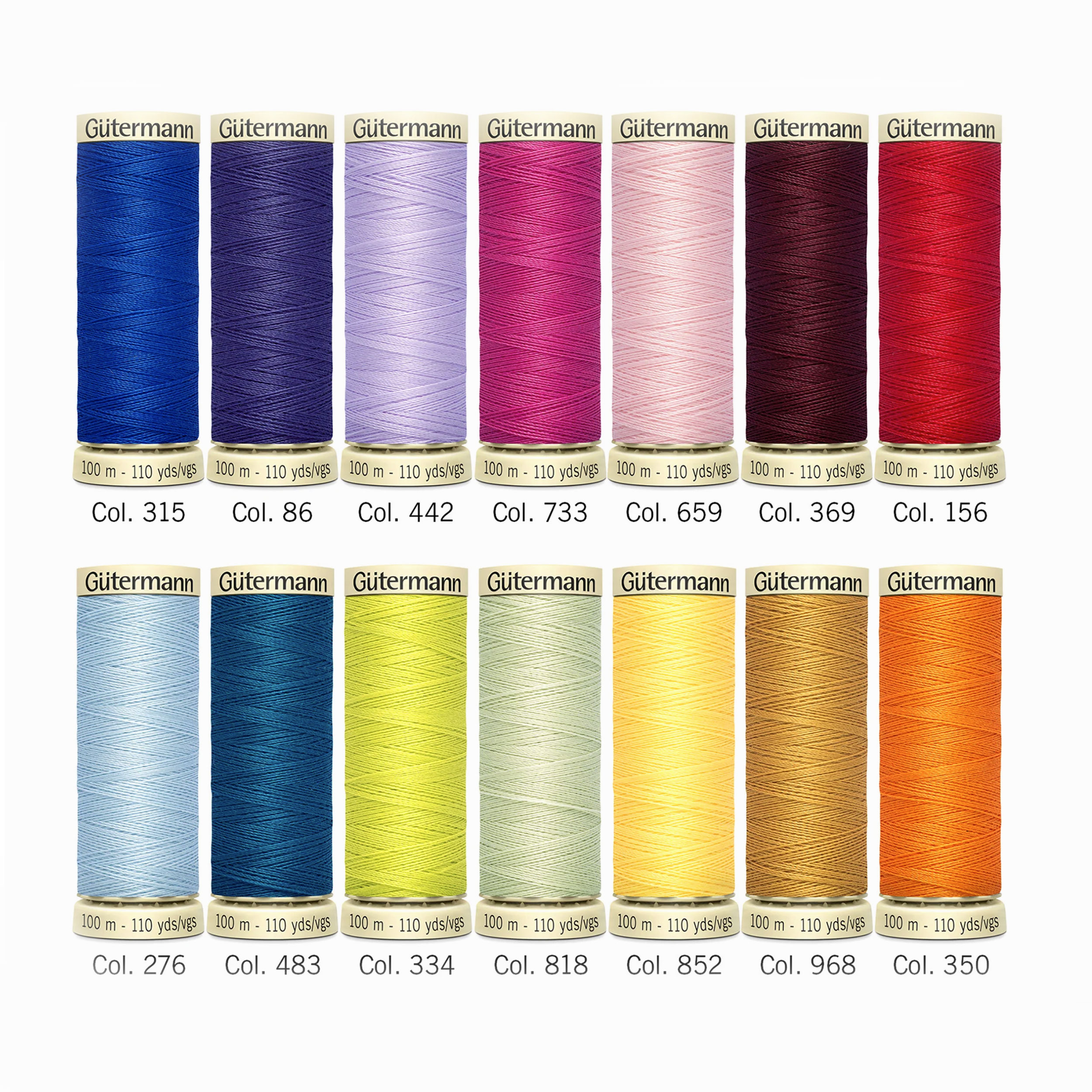 Gutermann Fashion Set 14 Spools of Thread 100 m Image
