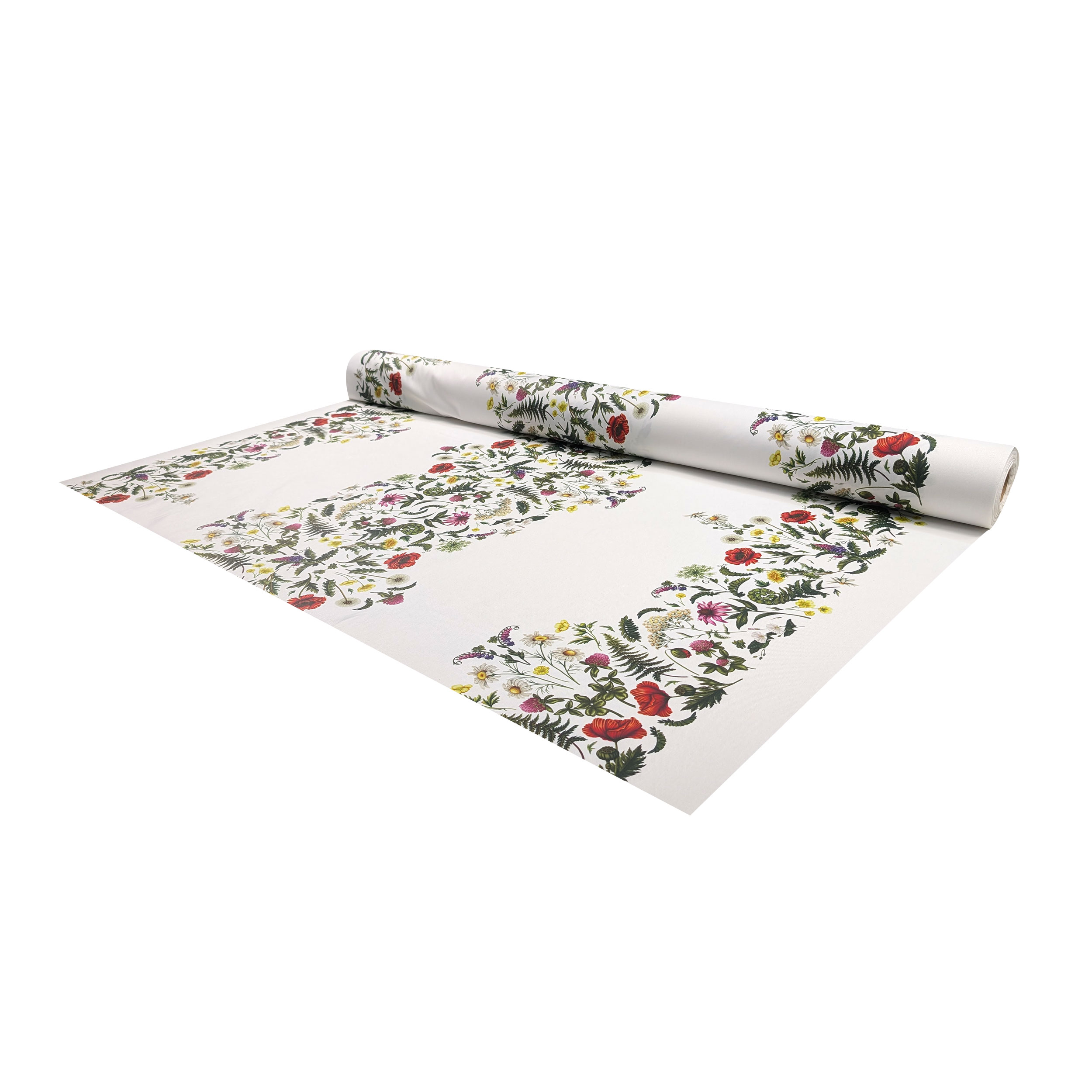 Fabric for Resin Tablecloth Floral Stretches Image