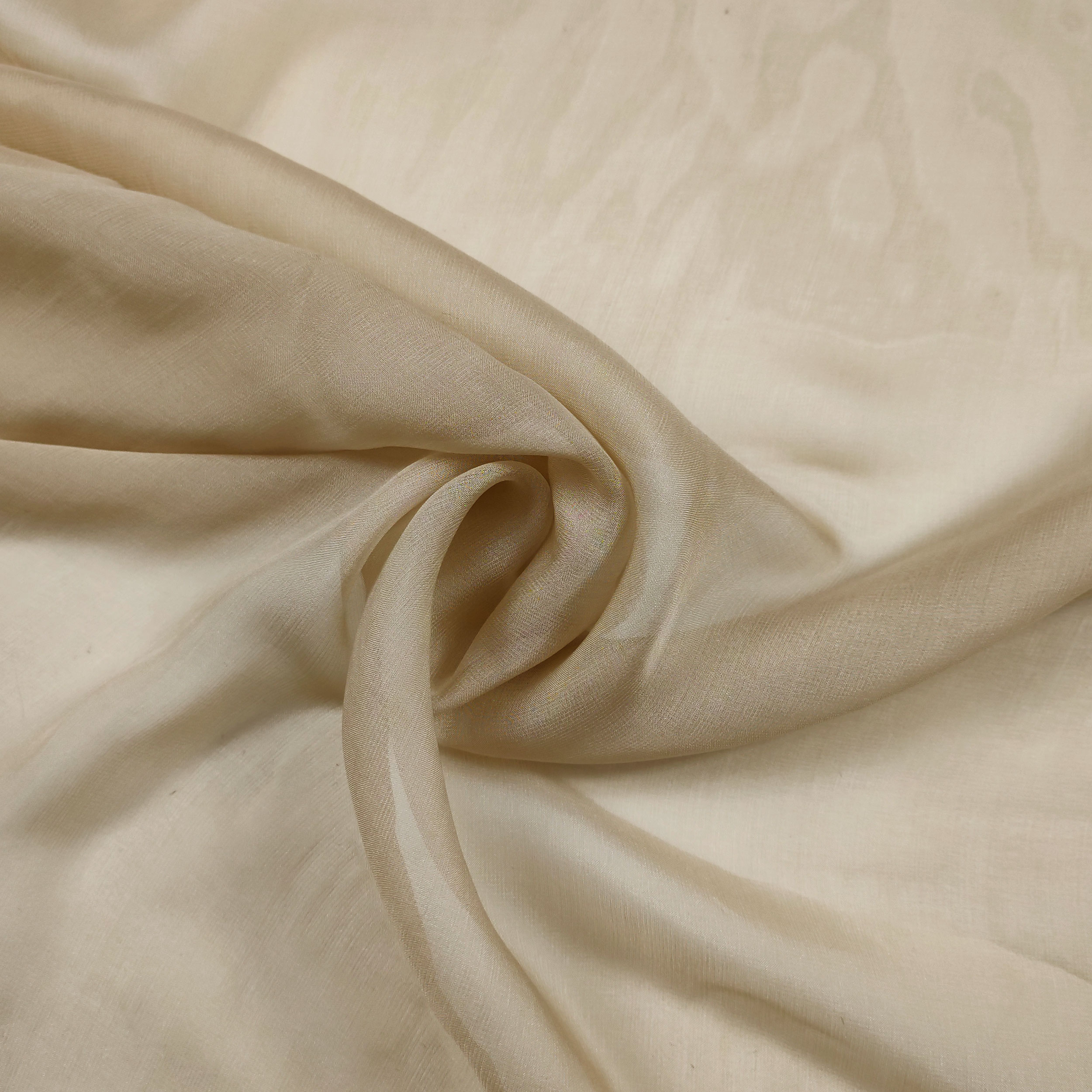 Dressmaking Silk Chiffon - Beige