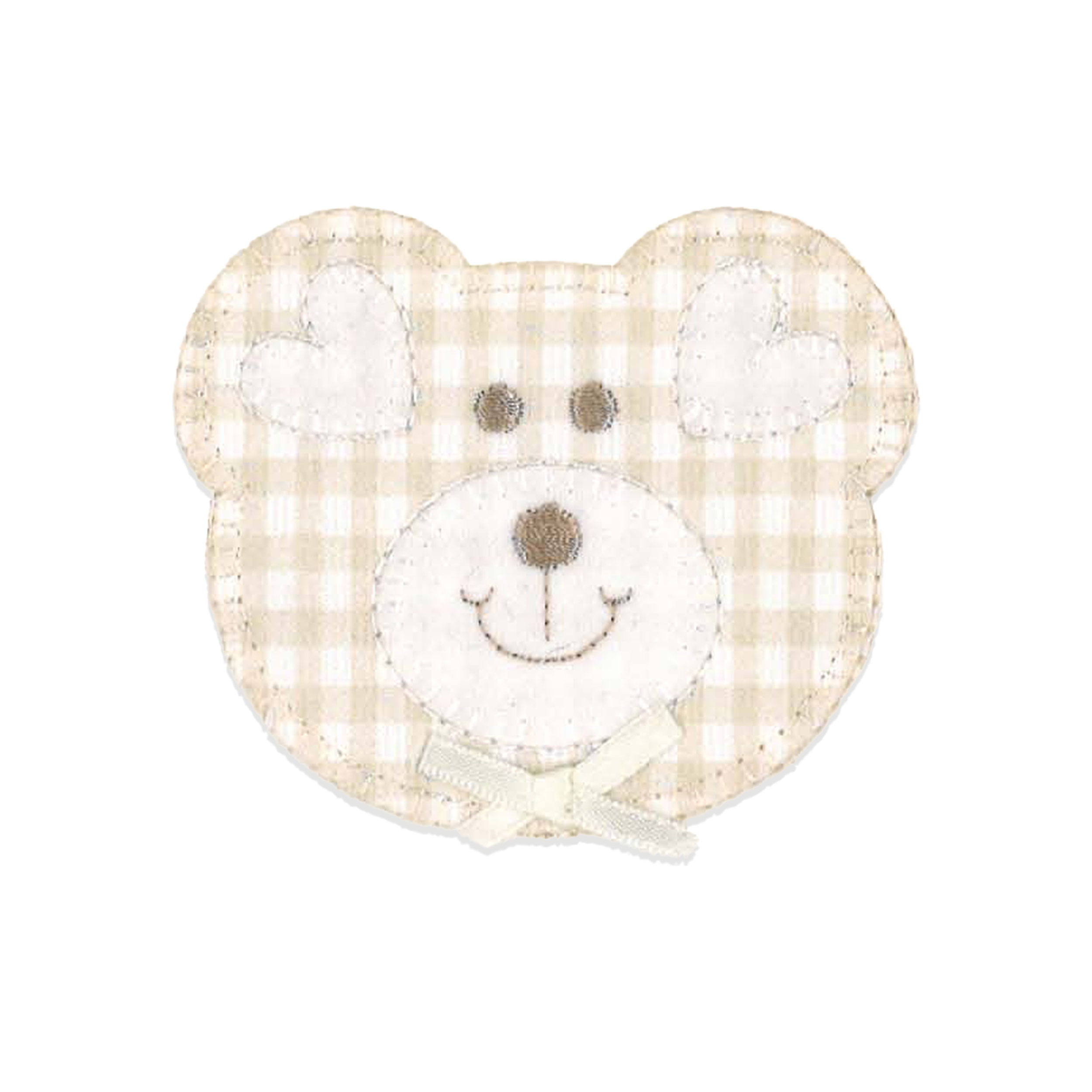 Thermoadhesive application Bear with bow Image