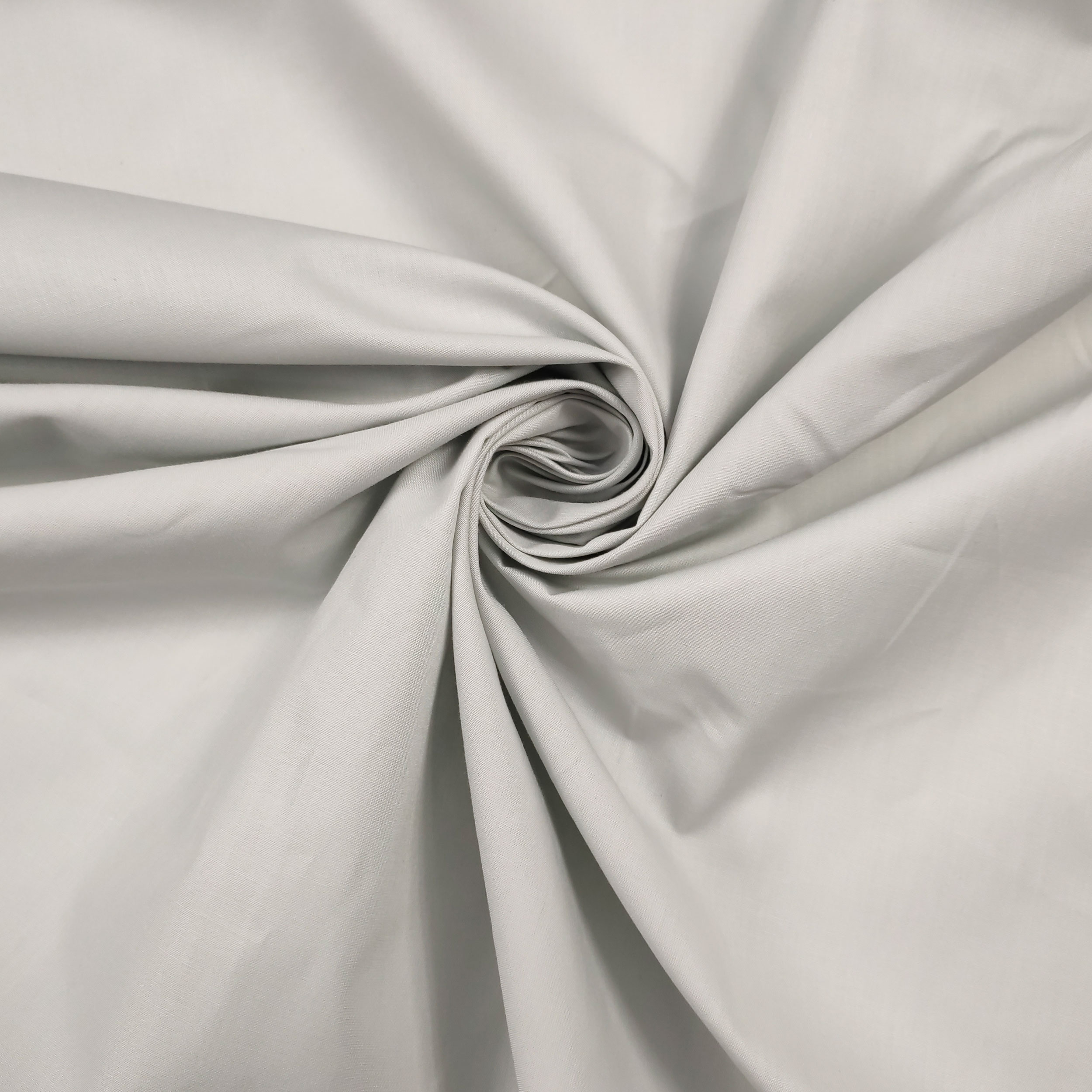 Light Grey Percale Cotton 