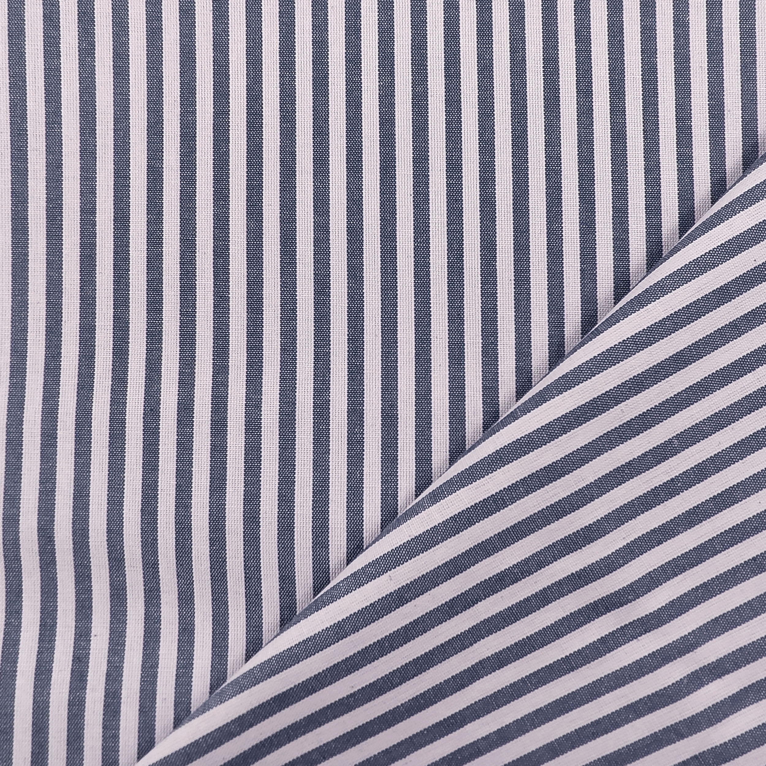 Pure Cotton Striped Tablecloth Fabric Image