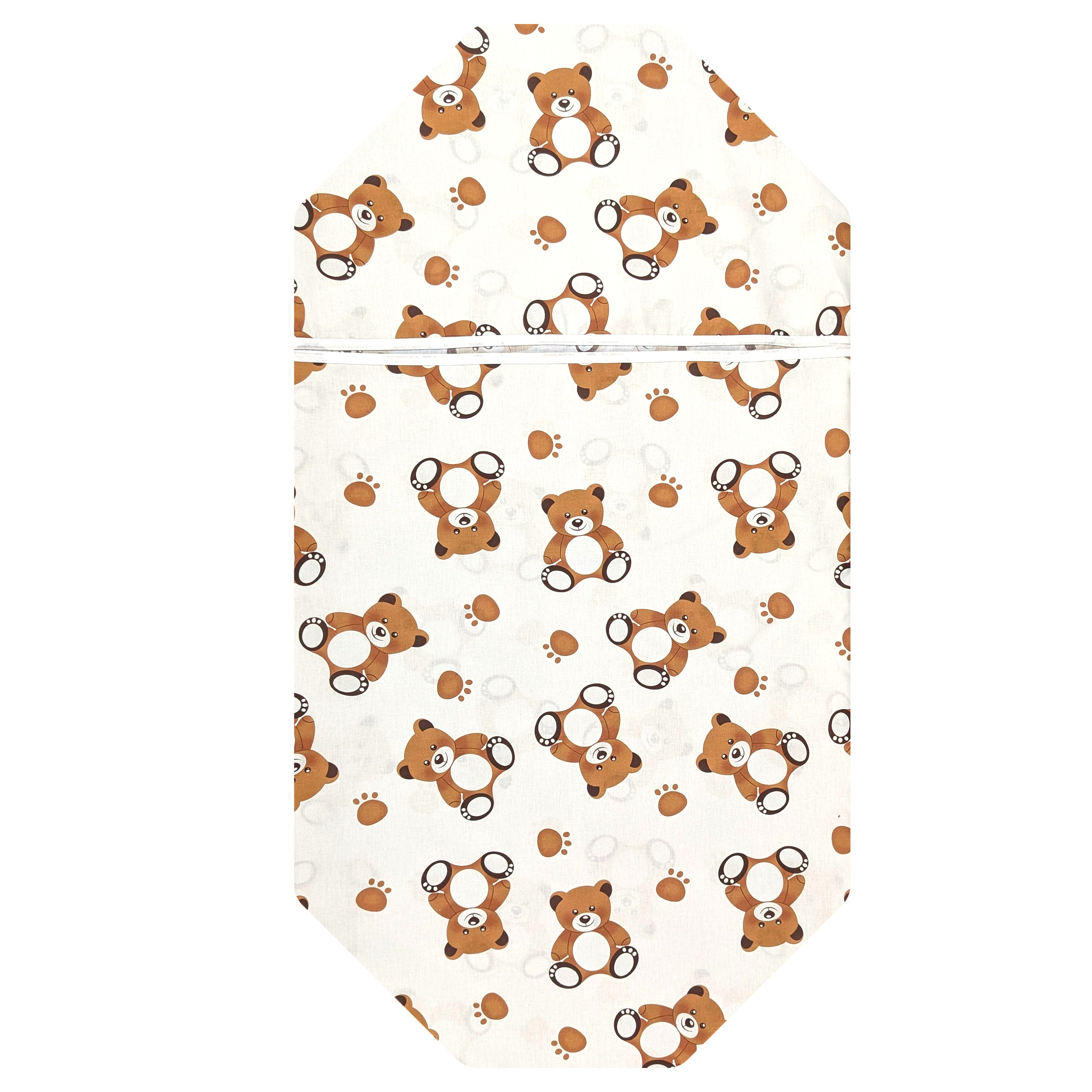 Contoured Summer Sleeping Bag for Orsetti Camp Beds – White Background Image