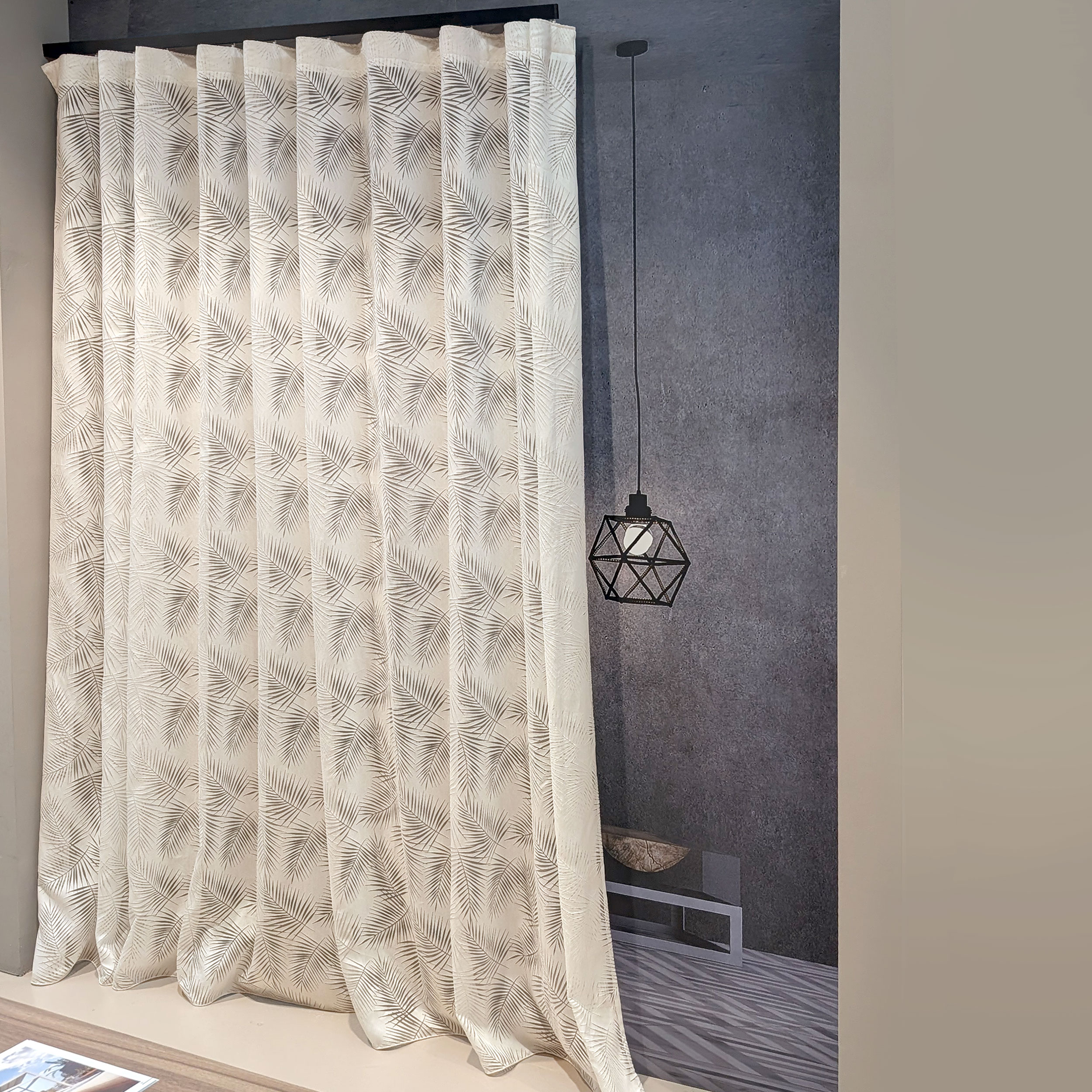 Devorè Curtain Fabric Fern Turtledove Image