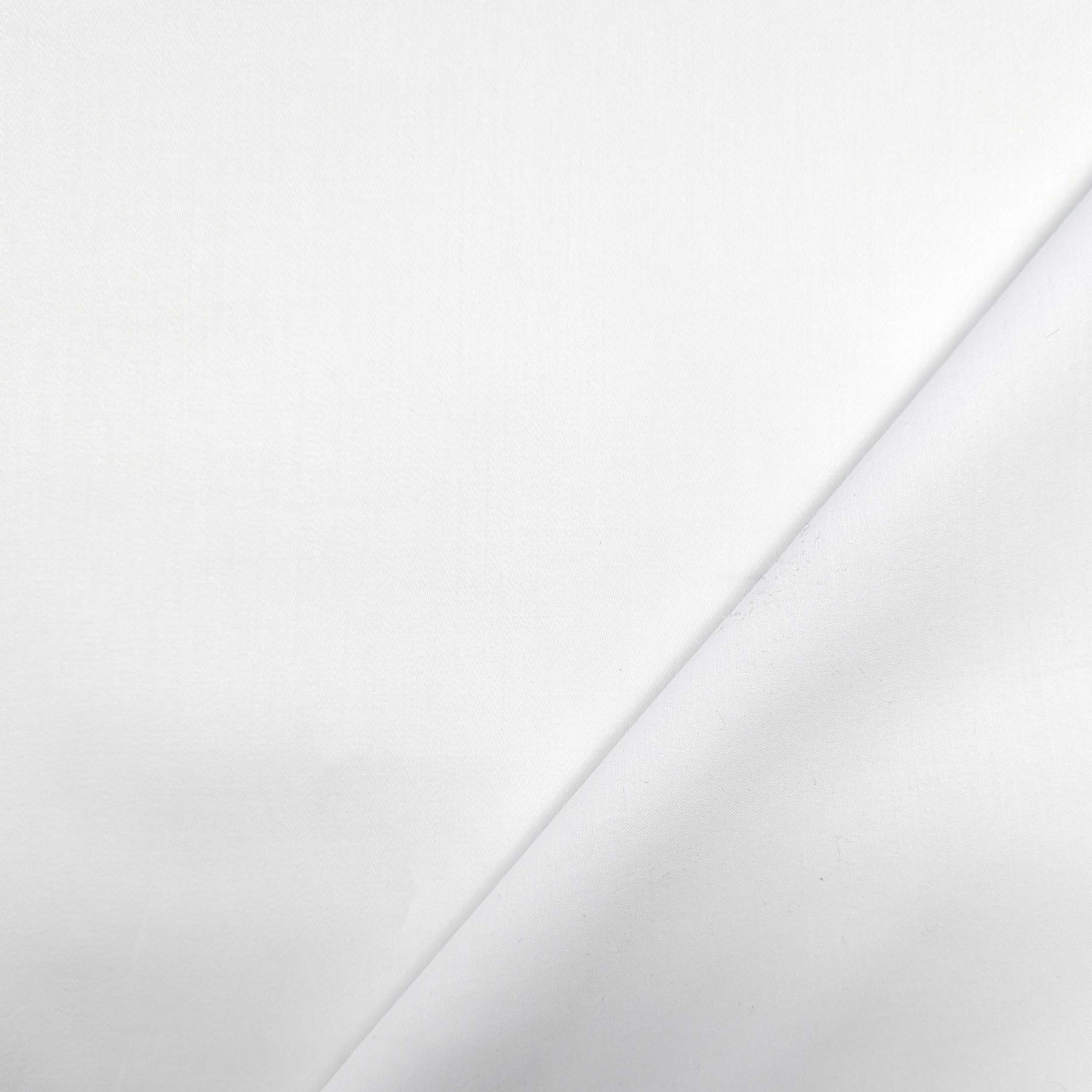 Rasatello Cotton Shirting White Brennet Swiss Image