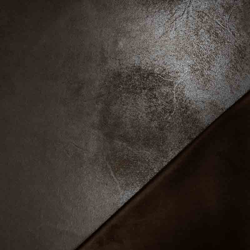 Tessuto Effetto Alcantara Spalmato Marrone 