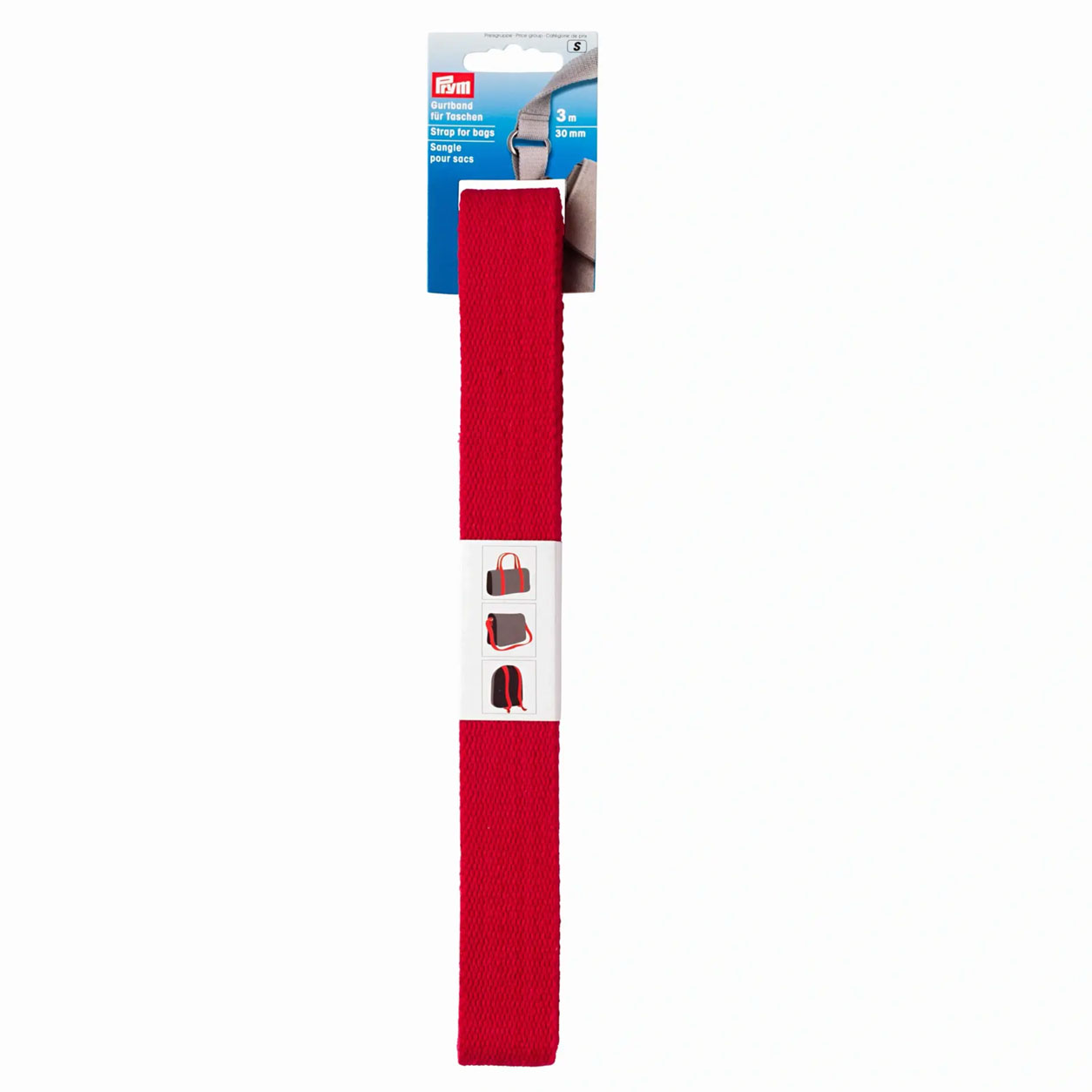 Cinchas Prym para bolsas y mochilas Rojo