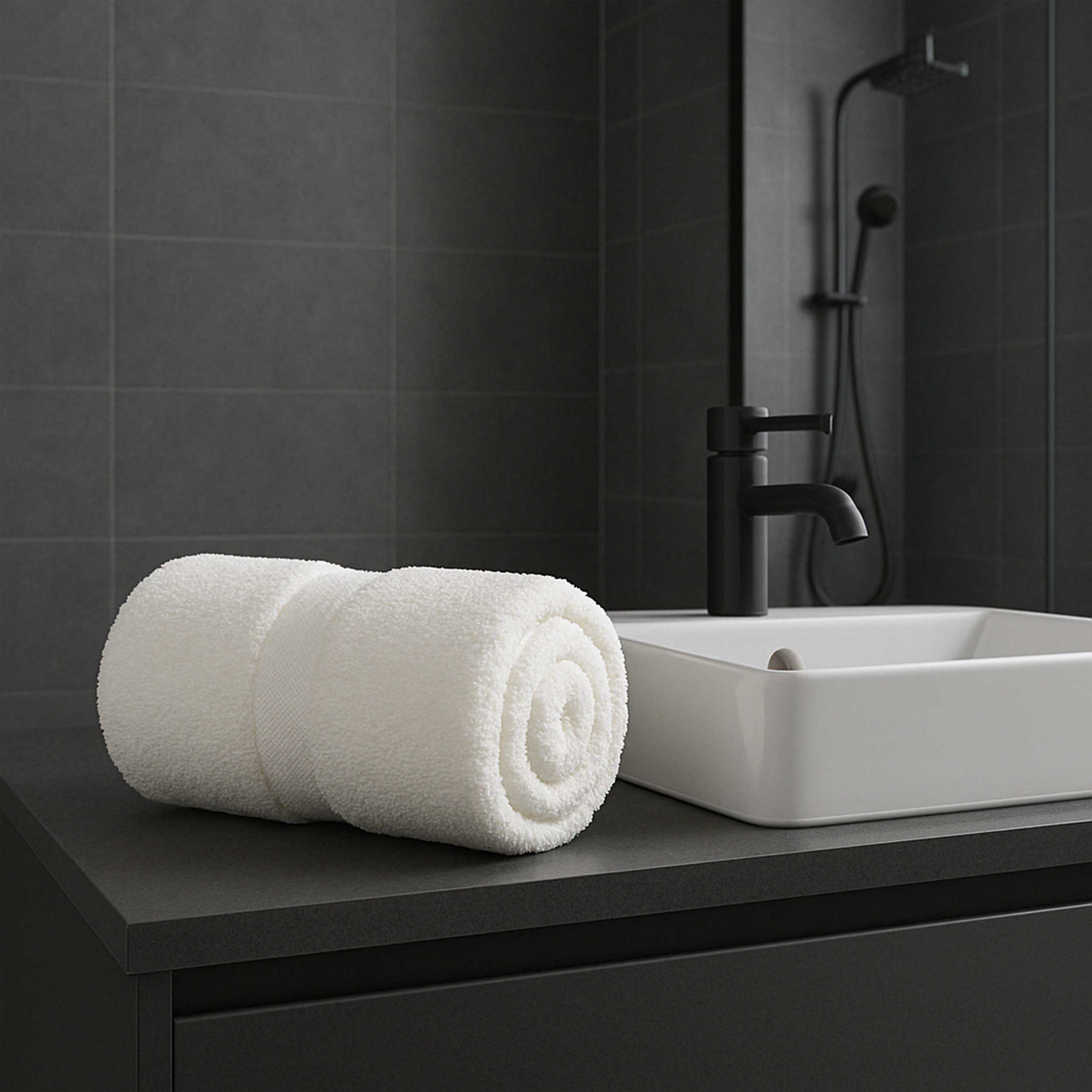 Asciugamano Bagno Bianco