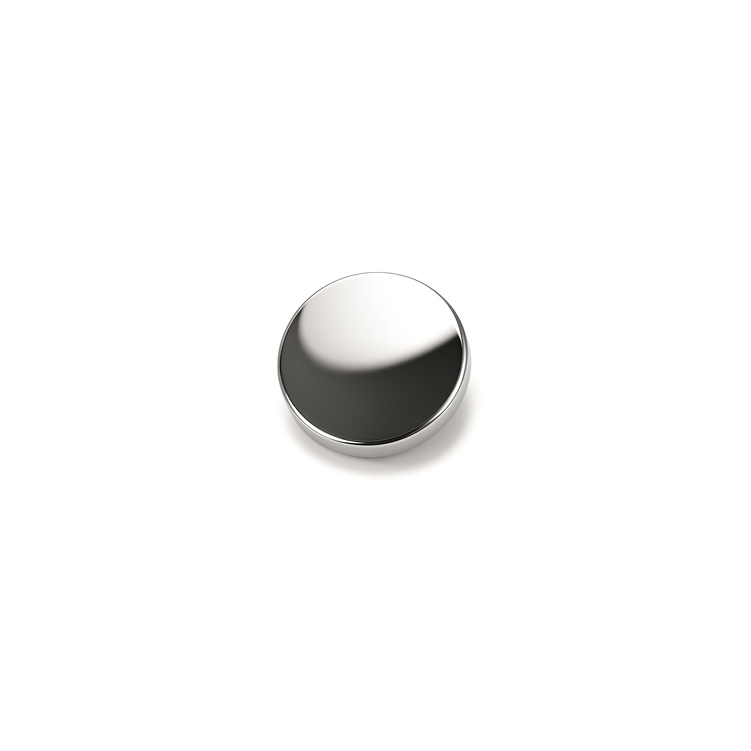 Silver Metal Button Image