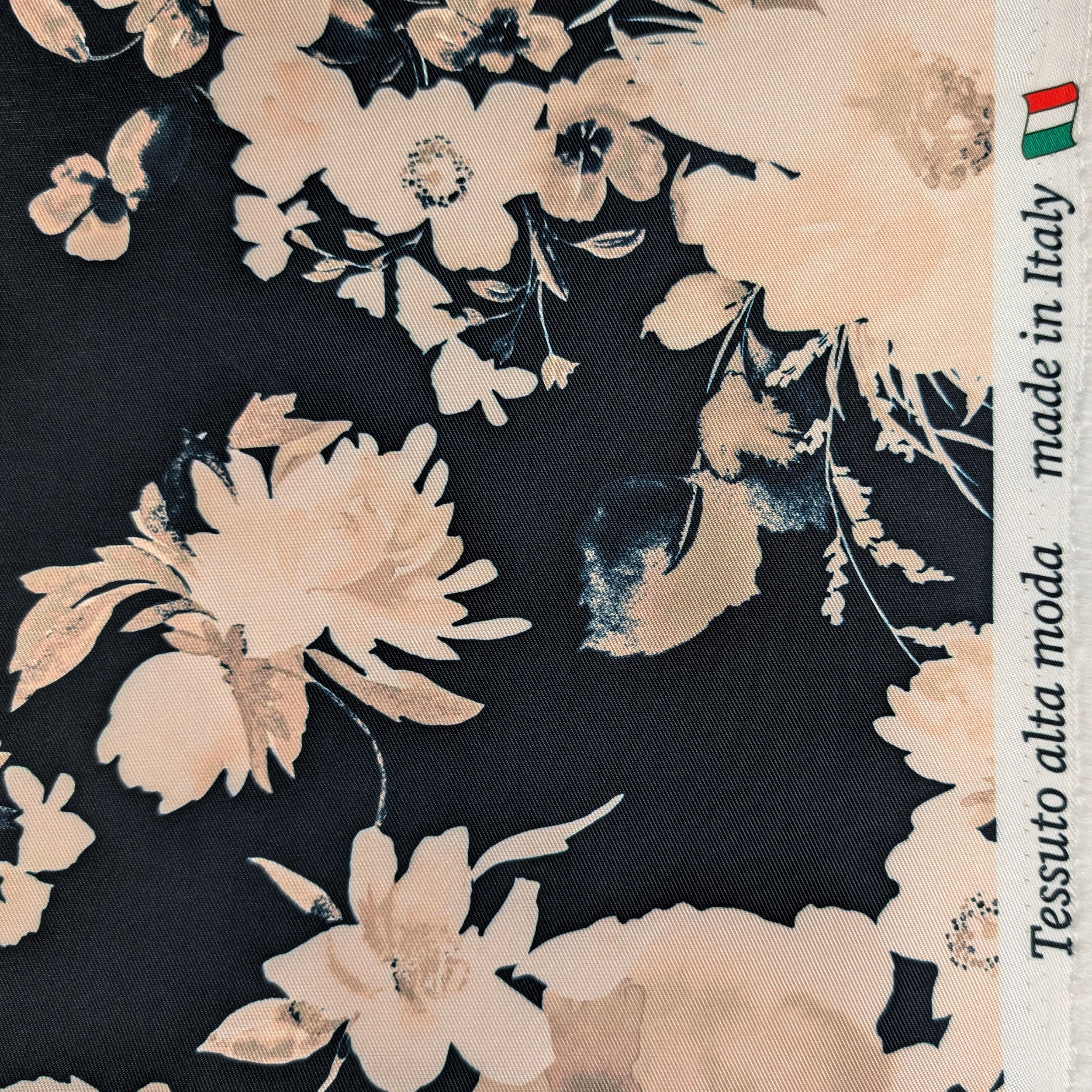 Mikado Italian High Fashion Pink Flowers Image