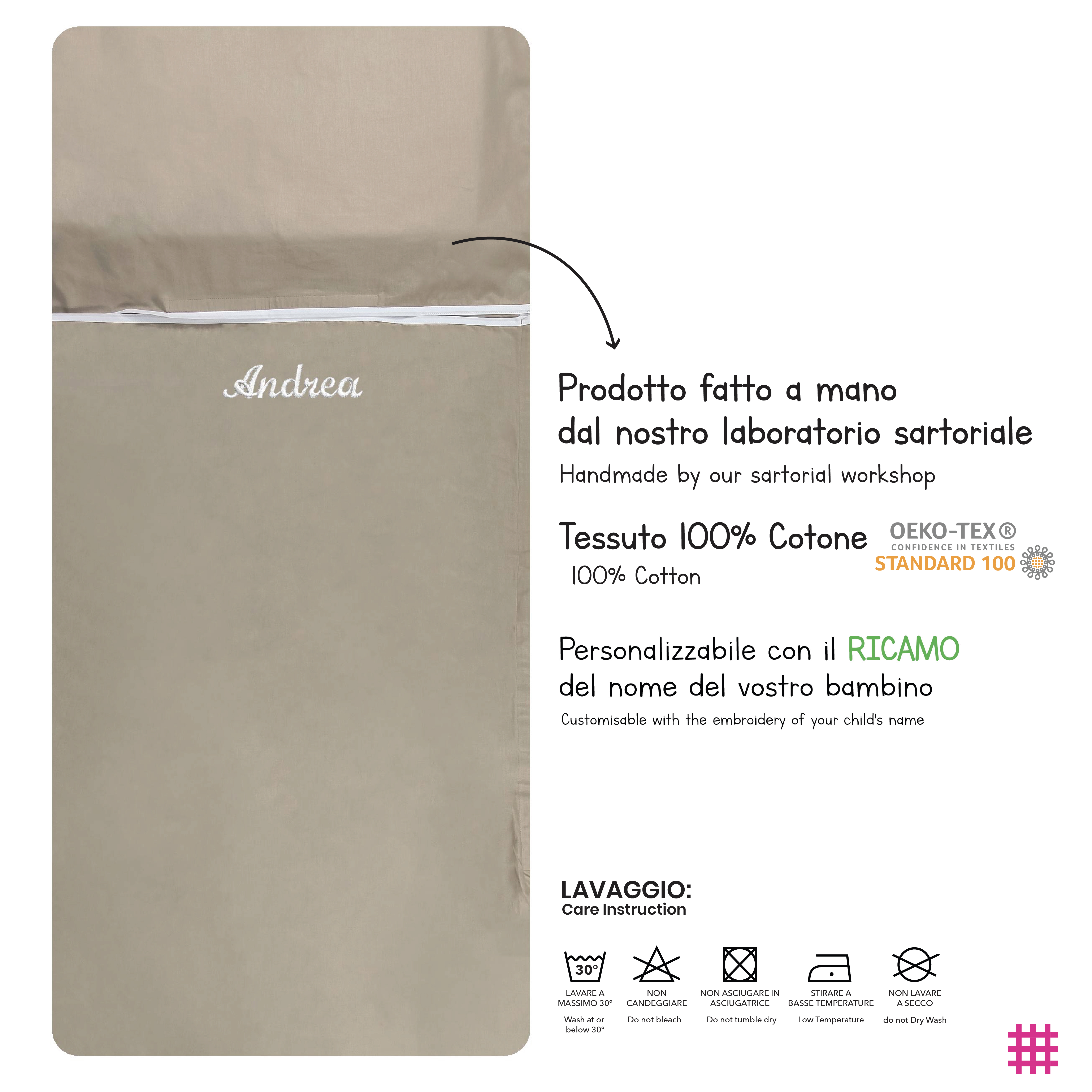 Summer Sleeping Bag Dove Grey Image