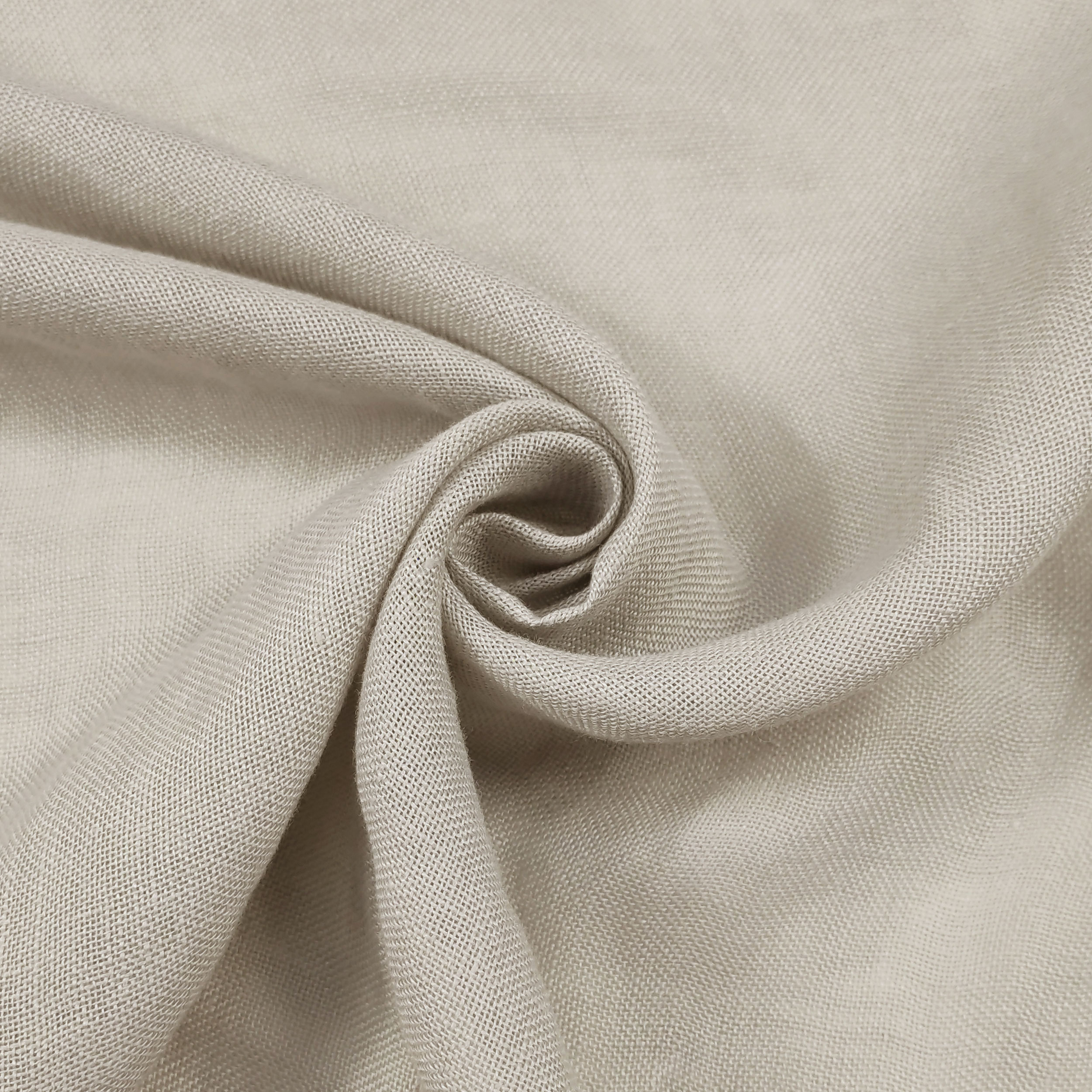 Scampolo Curtain Super Linen Light Grey 110x300 cm Image