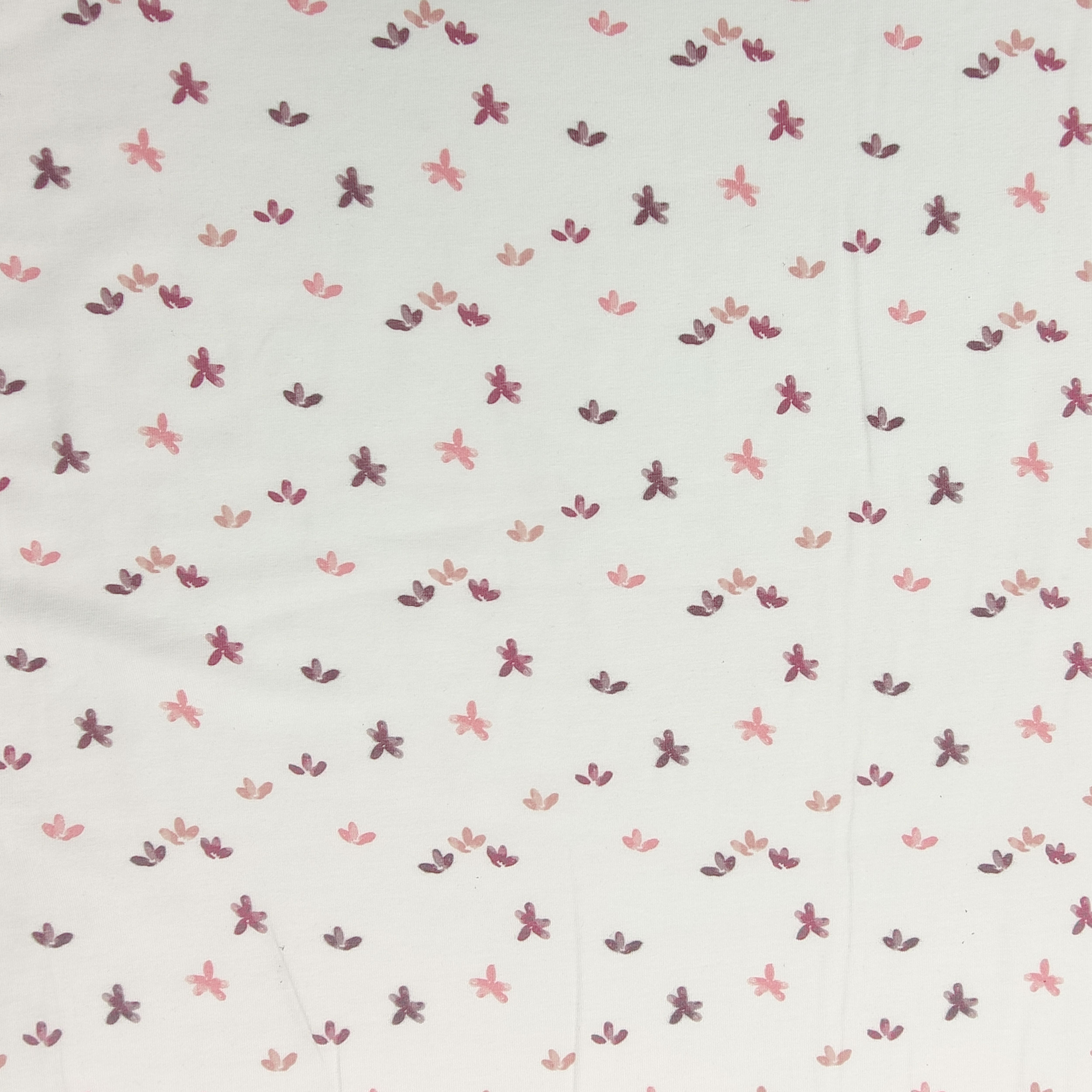 Dressmaking Cotton Jersey - Pink Blossoms Image