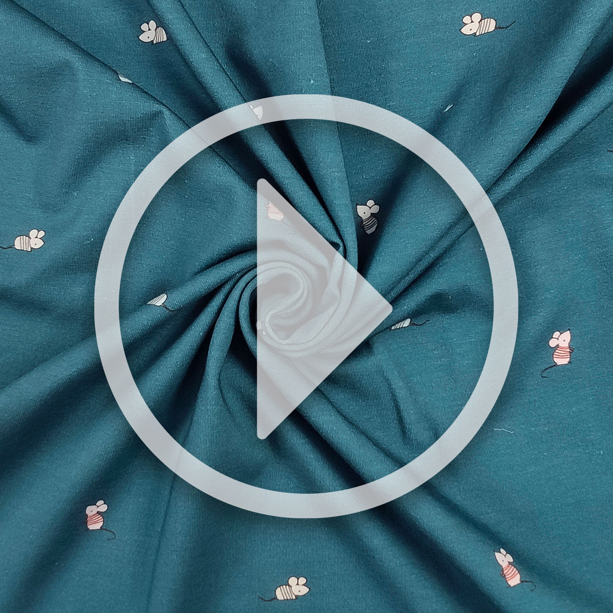 Jersey Cotton Fantasy Mickey Mouse Background Avio Image