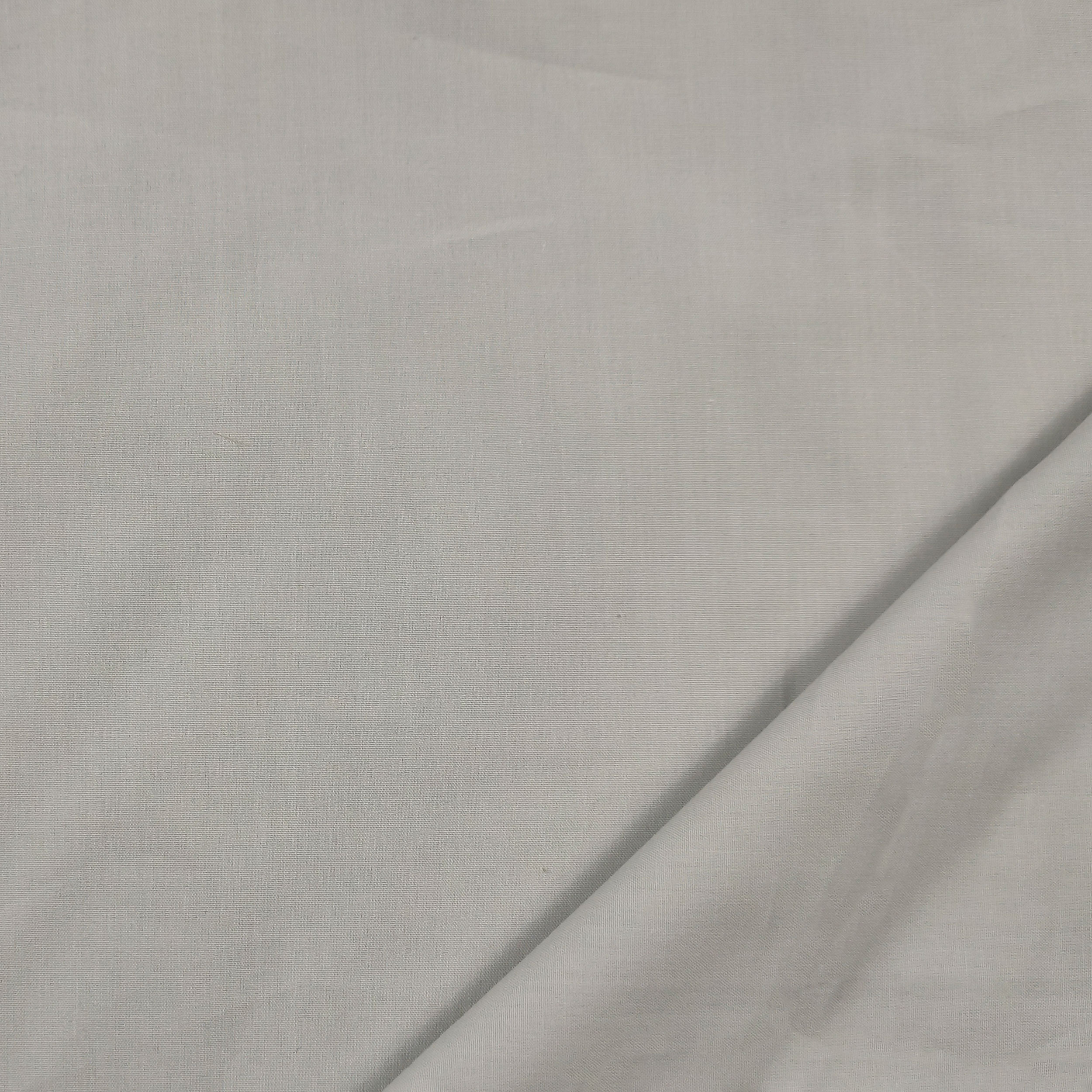 Light Grey Percale Cotton 
