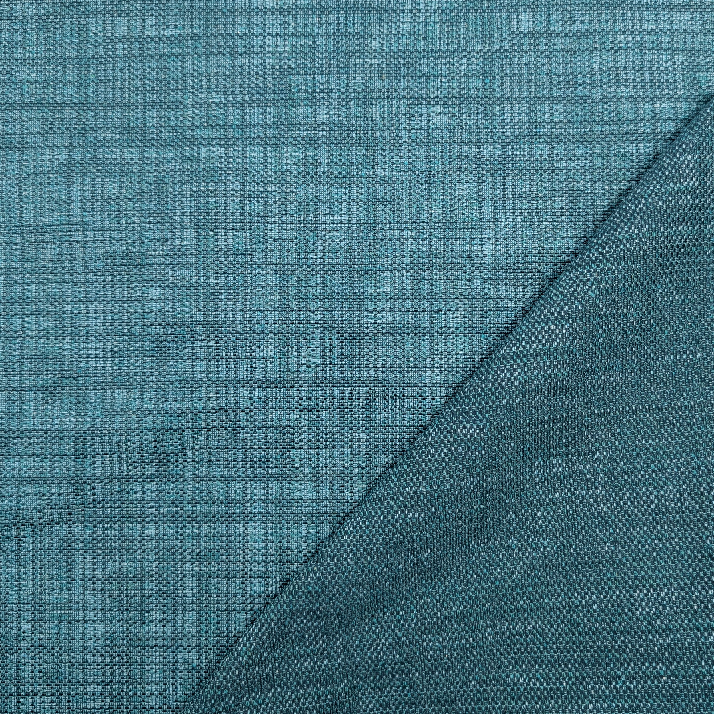 Jacquard Melange Turquoise fabric Image