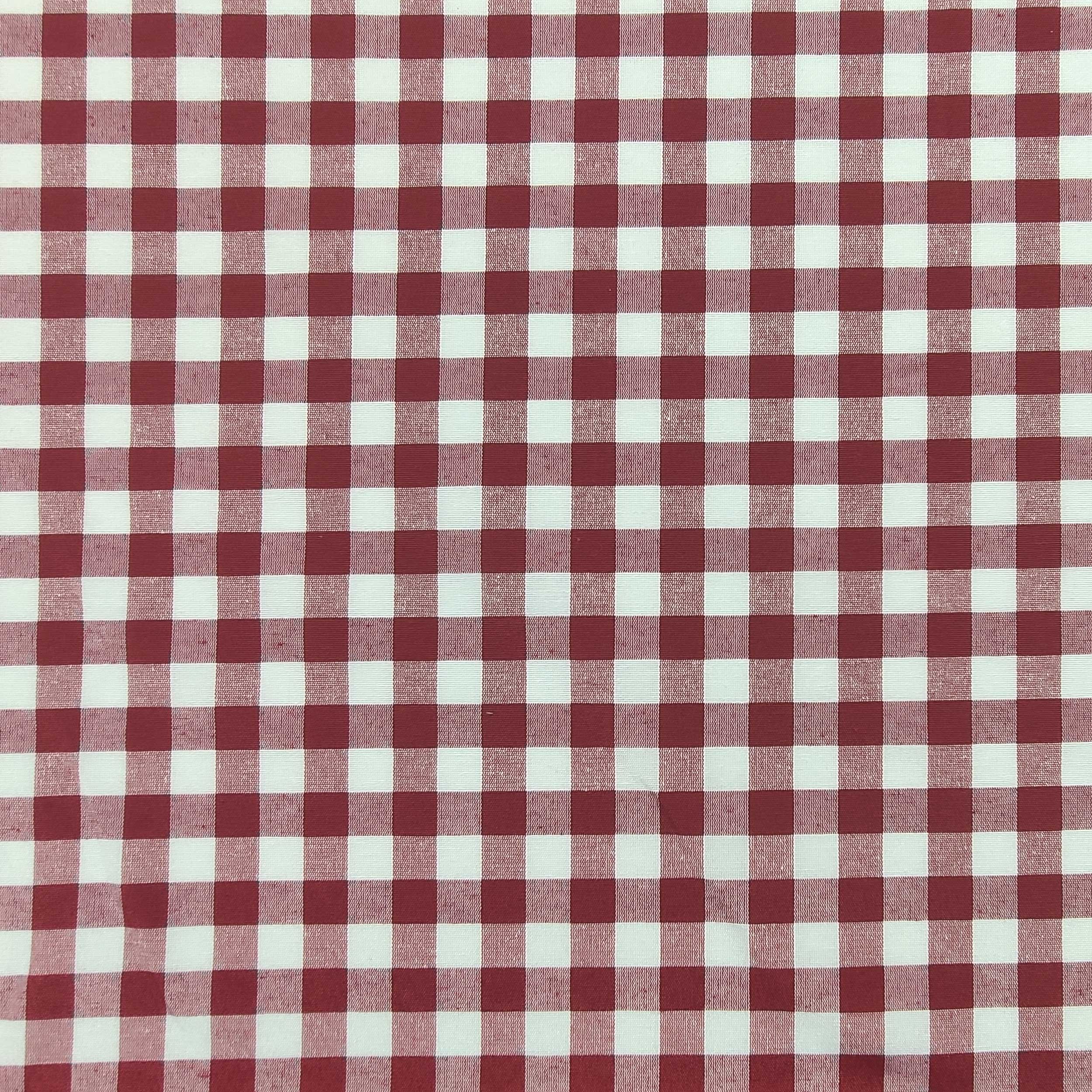 Yarn Dyed Tablecloth Fabric with Check Pattern Image