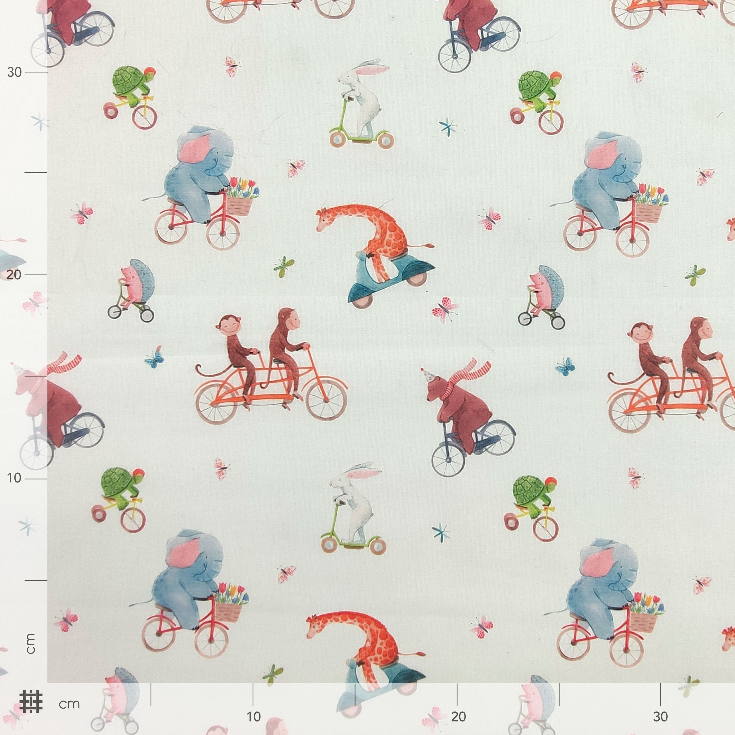 Cotton Bicycle Animals