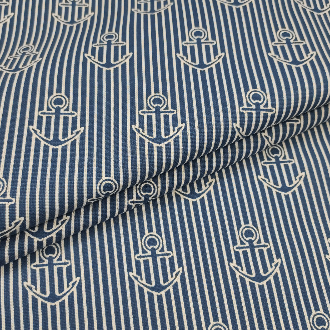 Half Panama - Anchors and Stripes