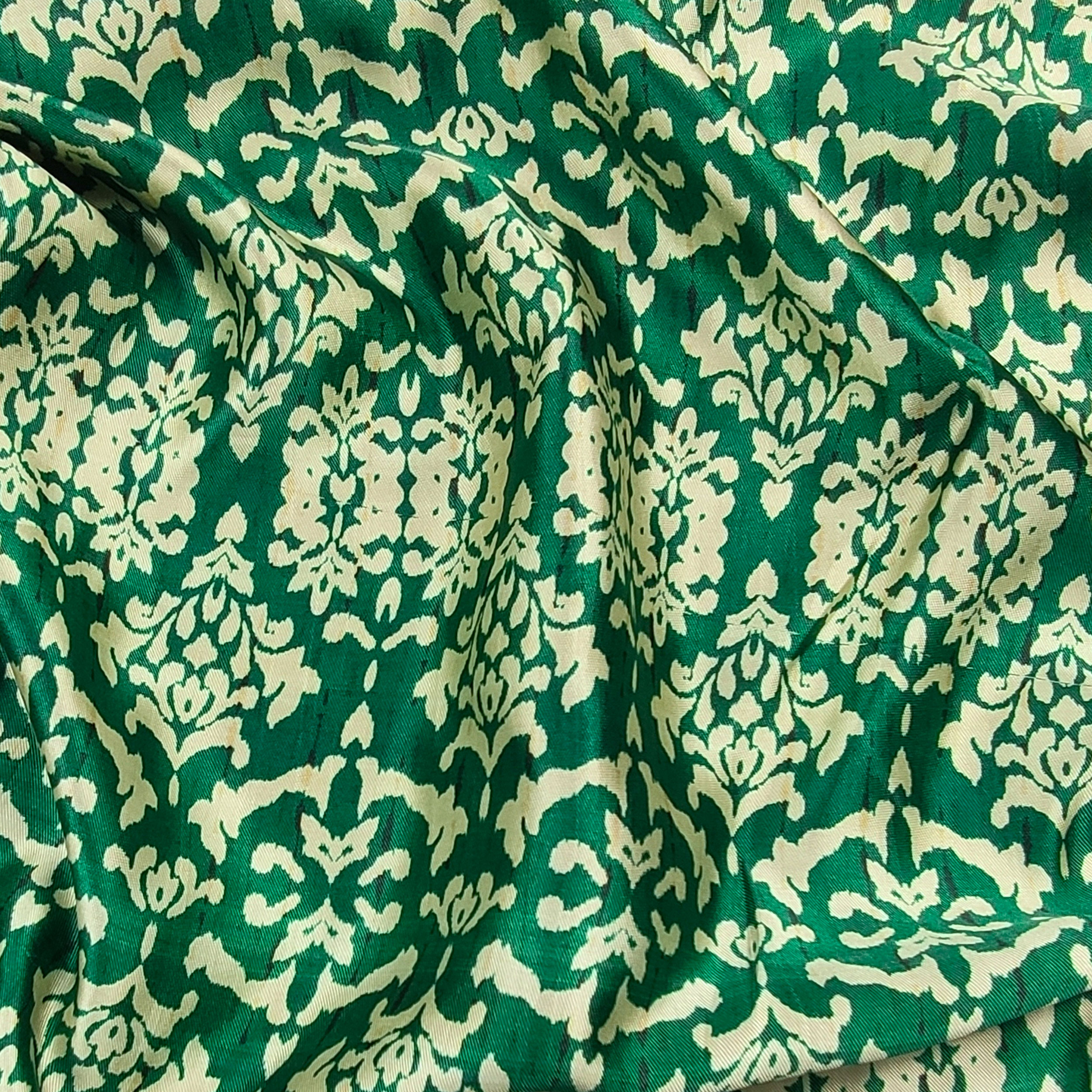 Tissu Arabesque en viscose mélangée, vert Image