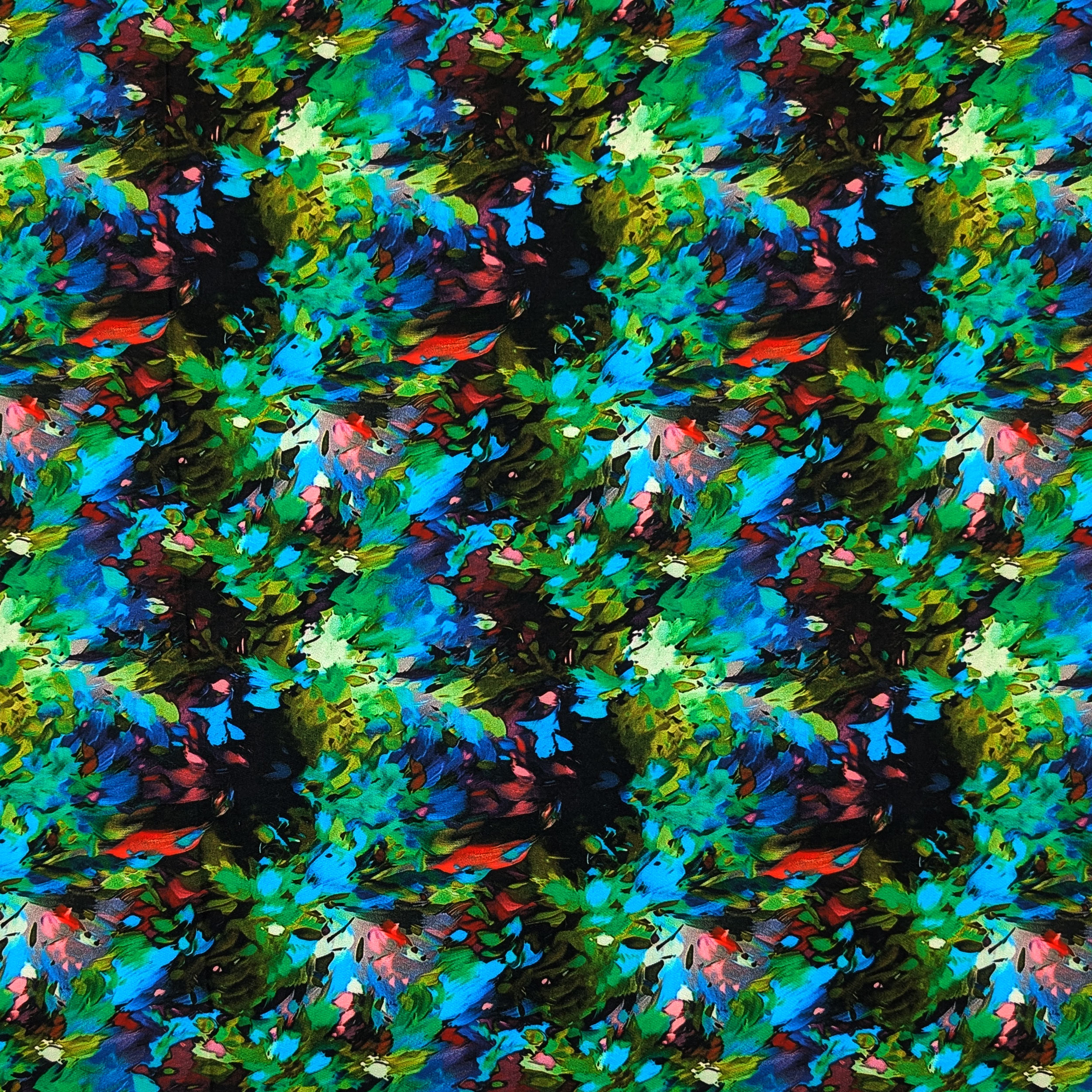 Viscose Abstract Coloured Fantasy Image