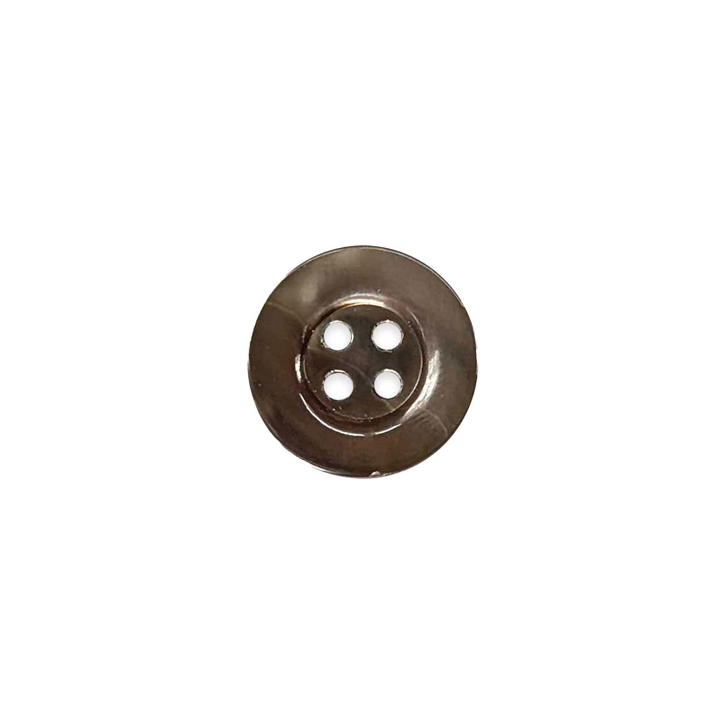 Mother-of-Pearl Button 4 Holes Caramel Lin 32 Image