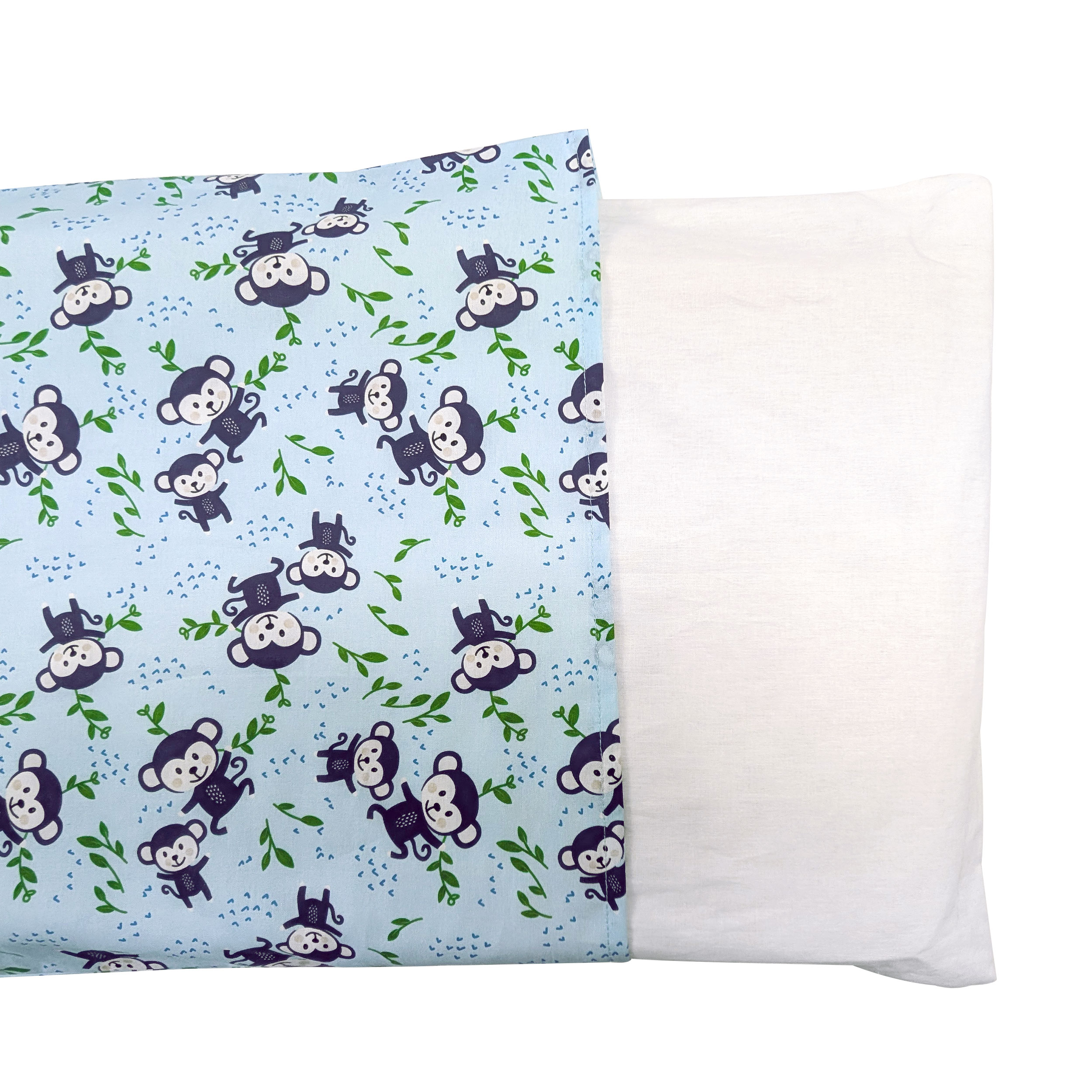 Blue Monkeys Pillowcase Image
