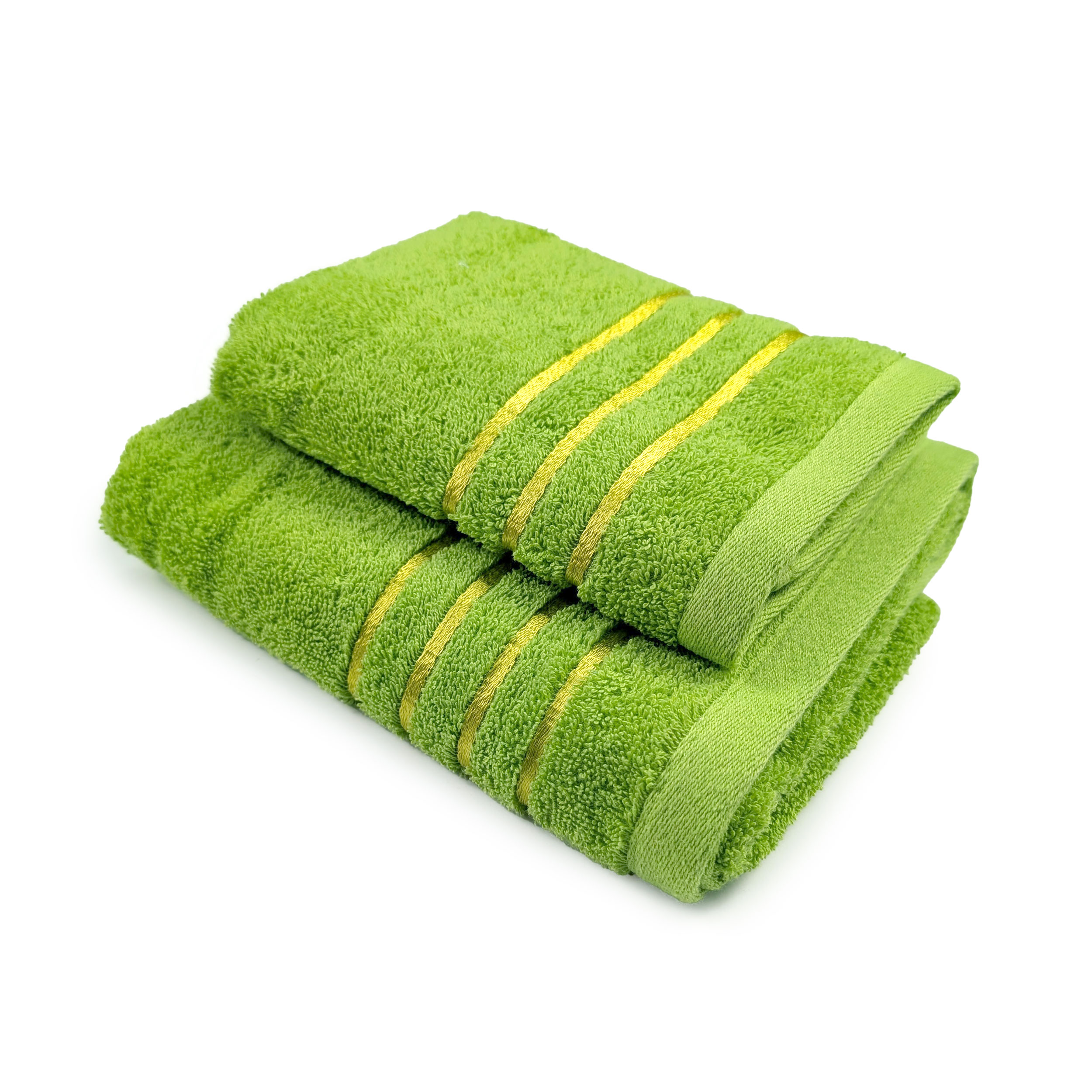 Acid Green Bath, Face and Guest Towel Set Image