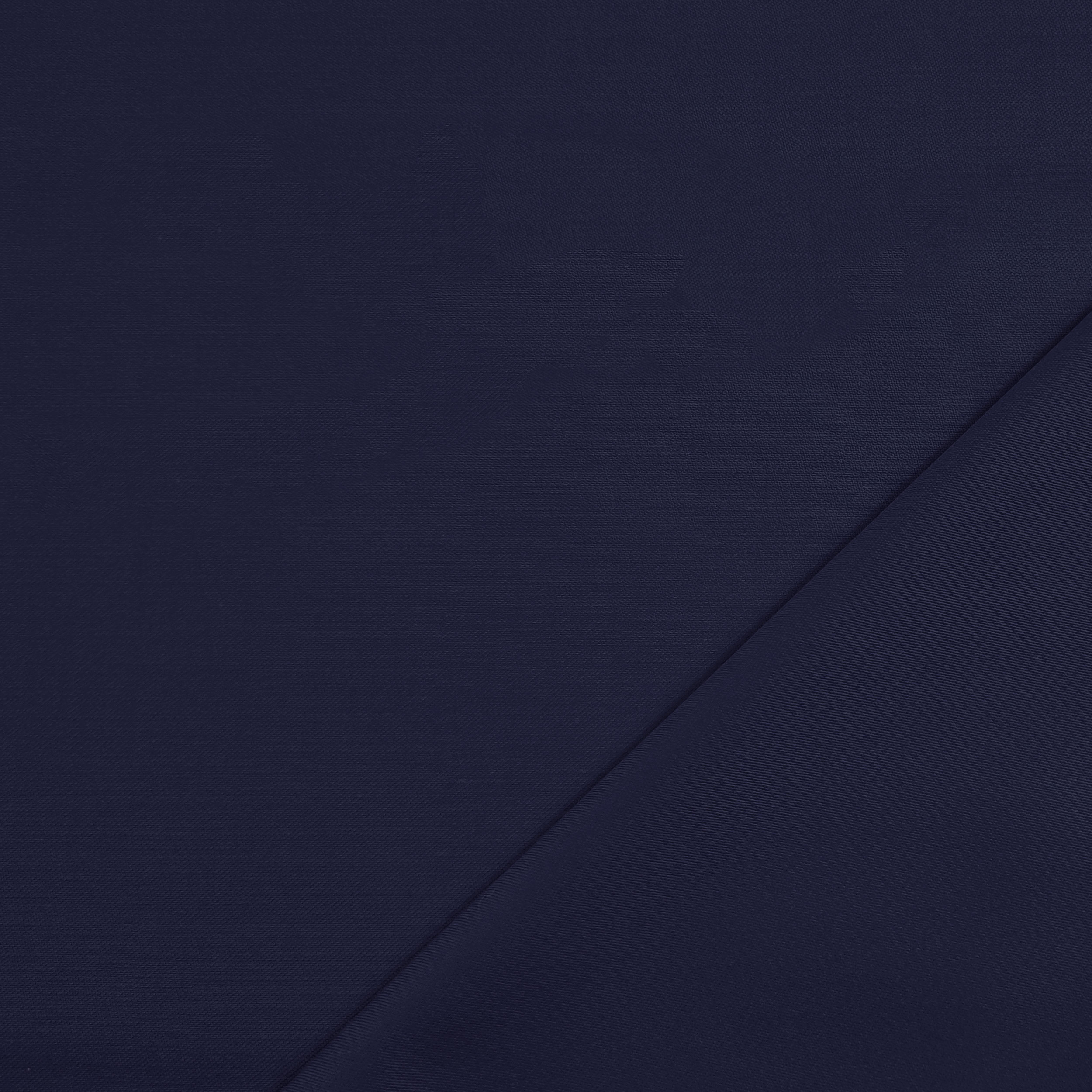 Dark Blue Stretch Wool Satin Image