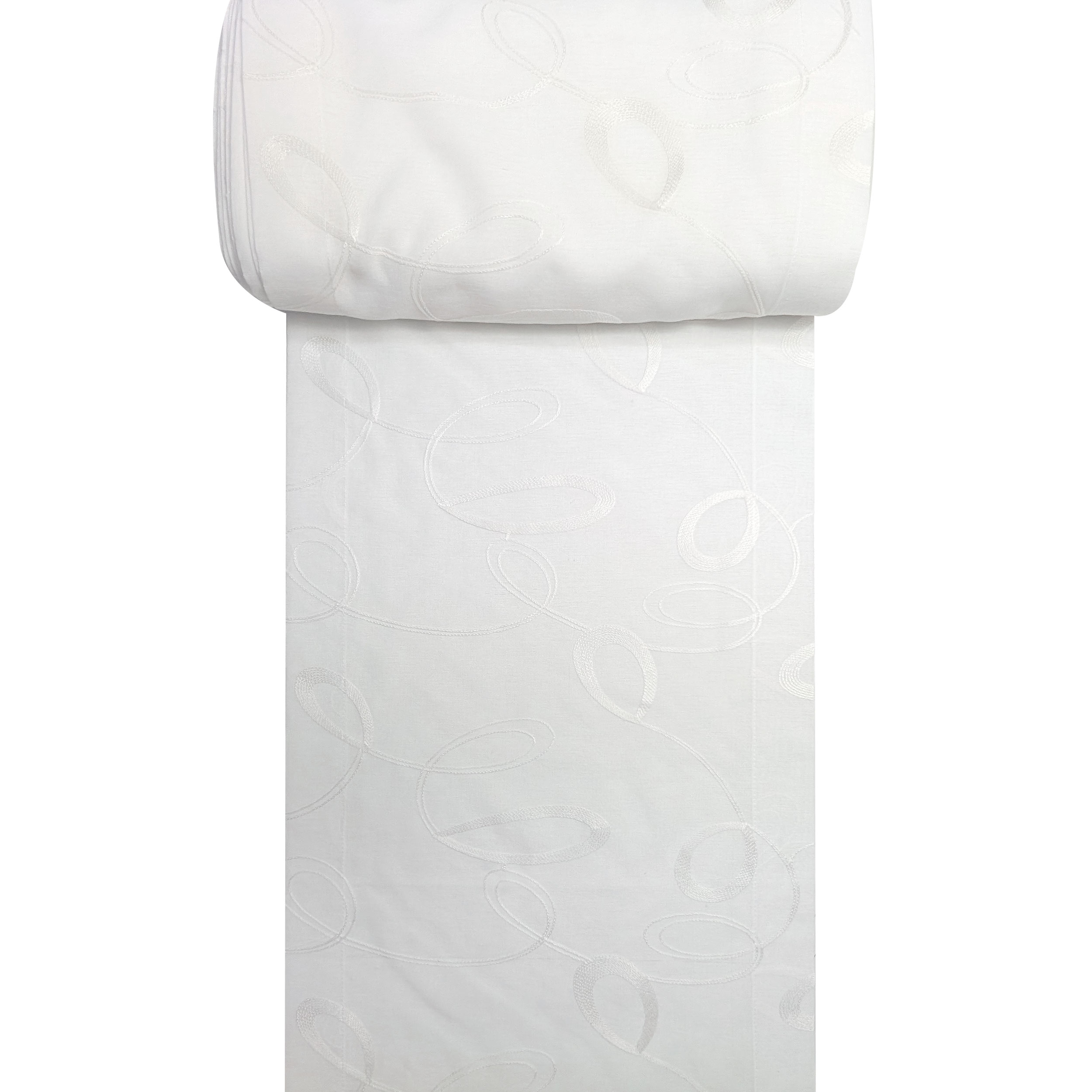 Fabric Curtain Ada White Image