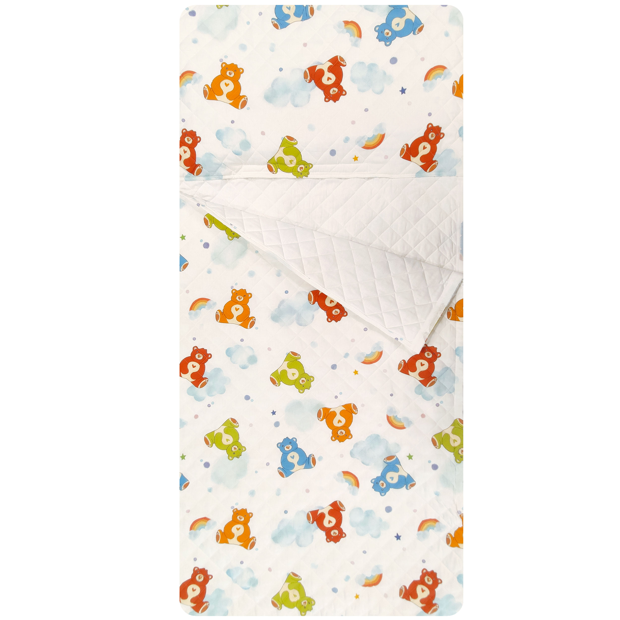 Sac de couchage Teddy Nuages et arcs-en-ciel