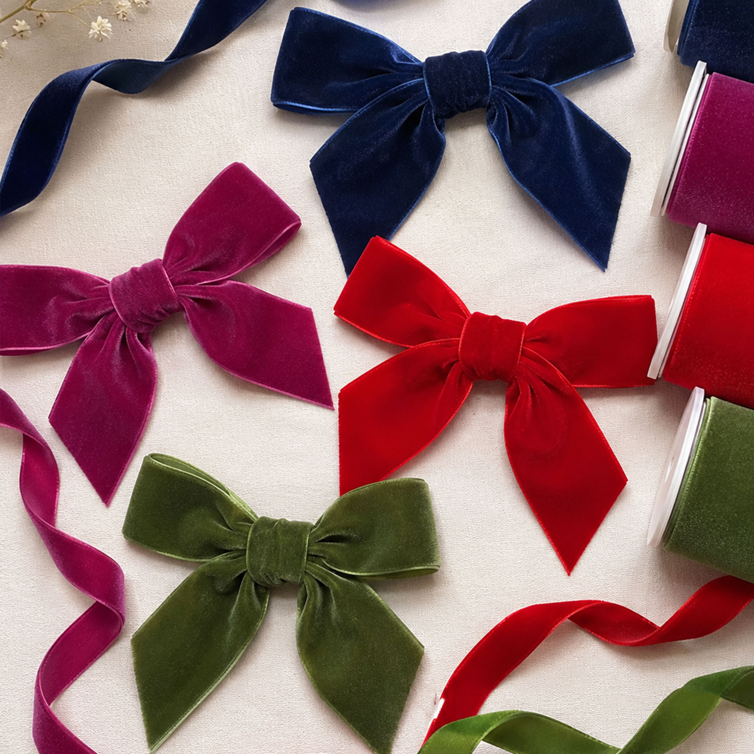 Low-cut velvet ribbon Image