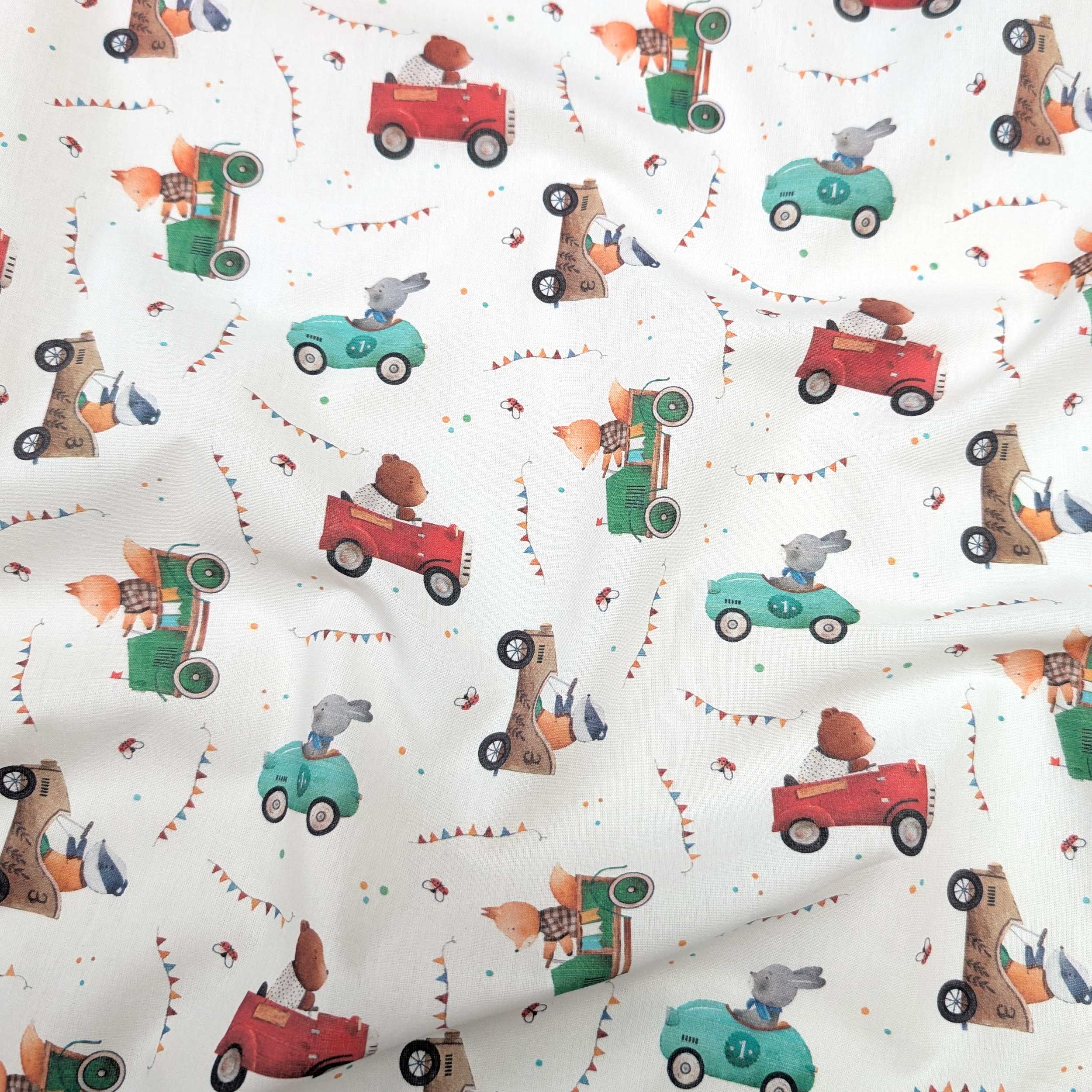 Percale Cotton with Animals on the Cover Image