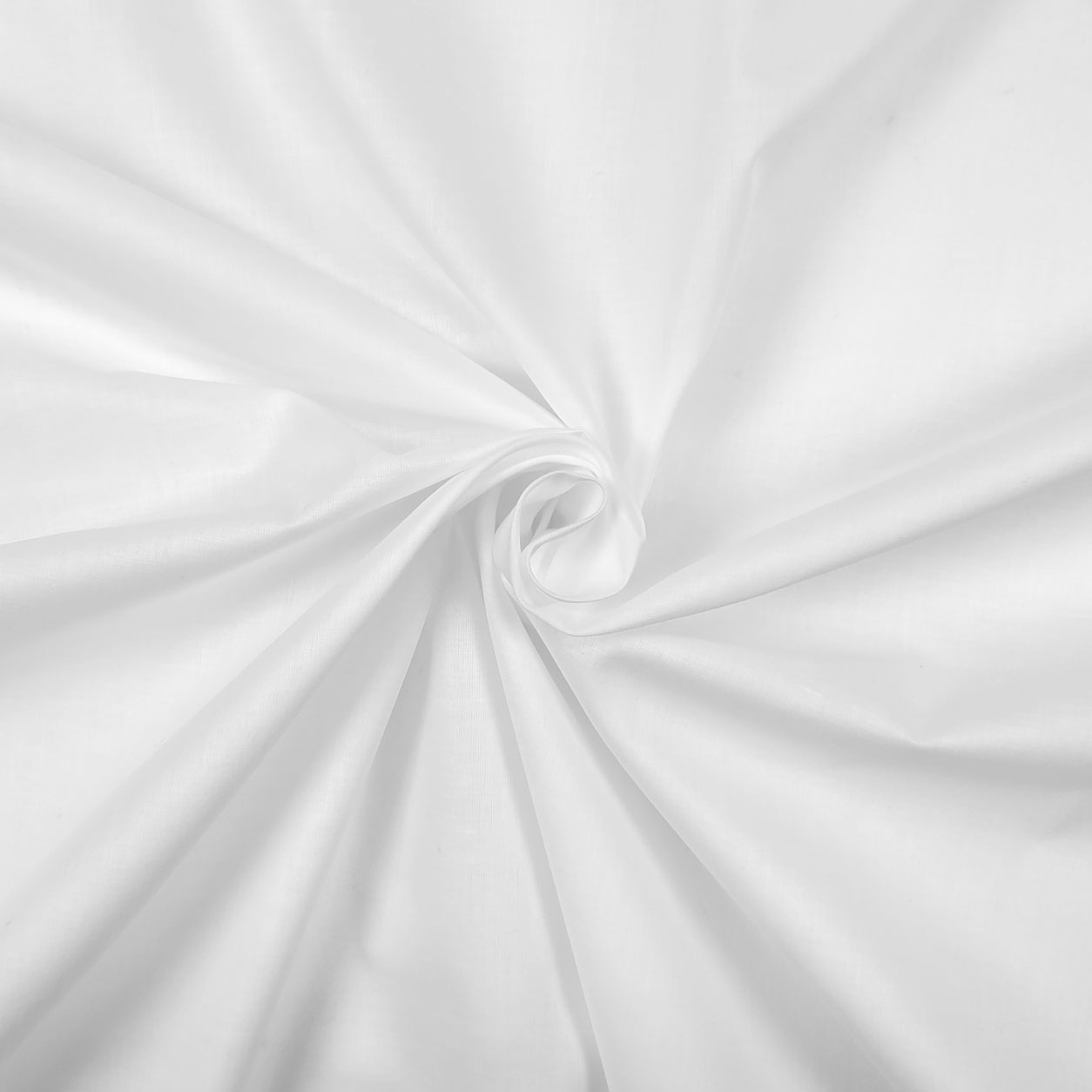 Mousseline de coton blanche H 150 cm Image