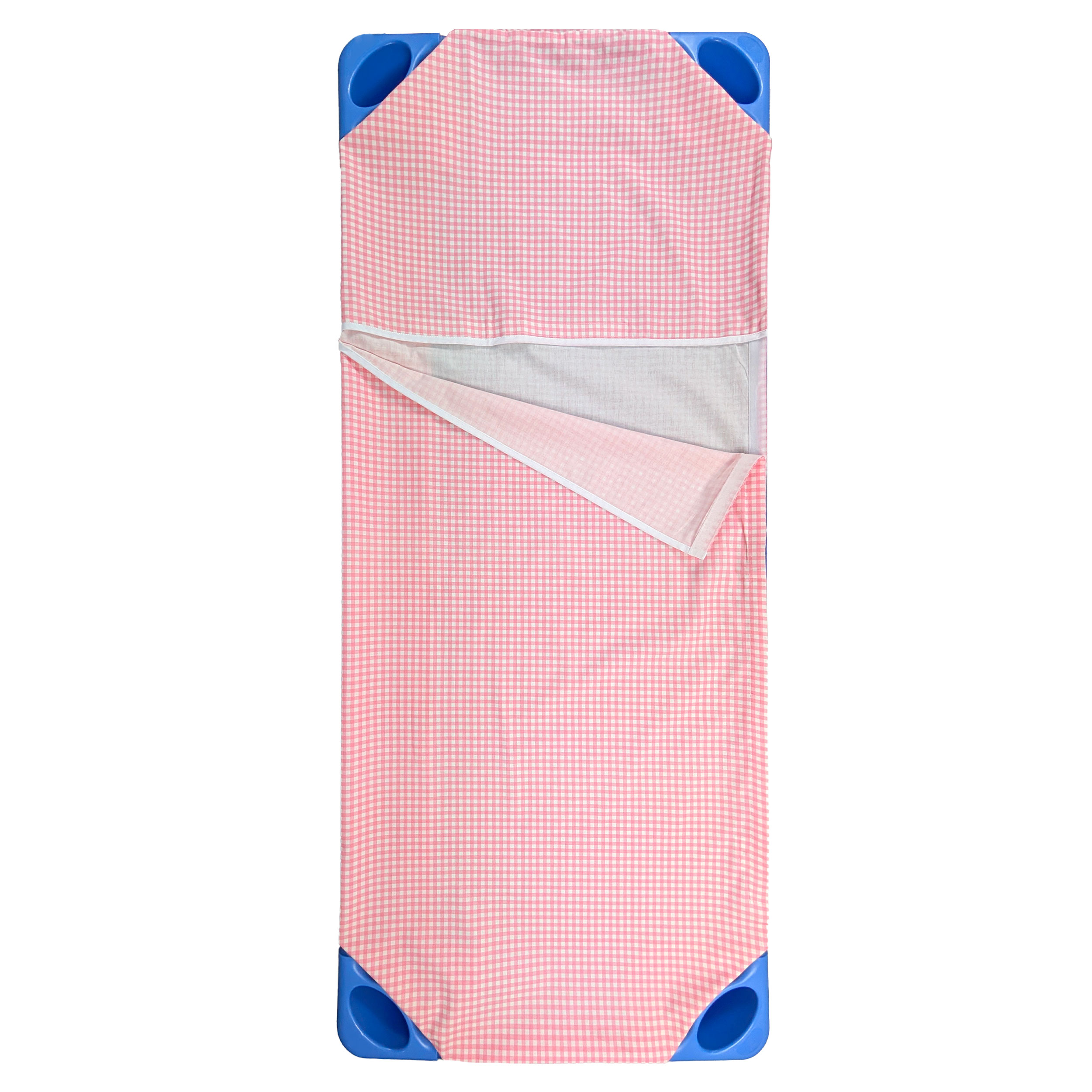 Saco de Dormir de Verano en Forma de Cuadrados Brandy Rosa Image
