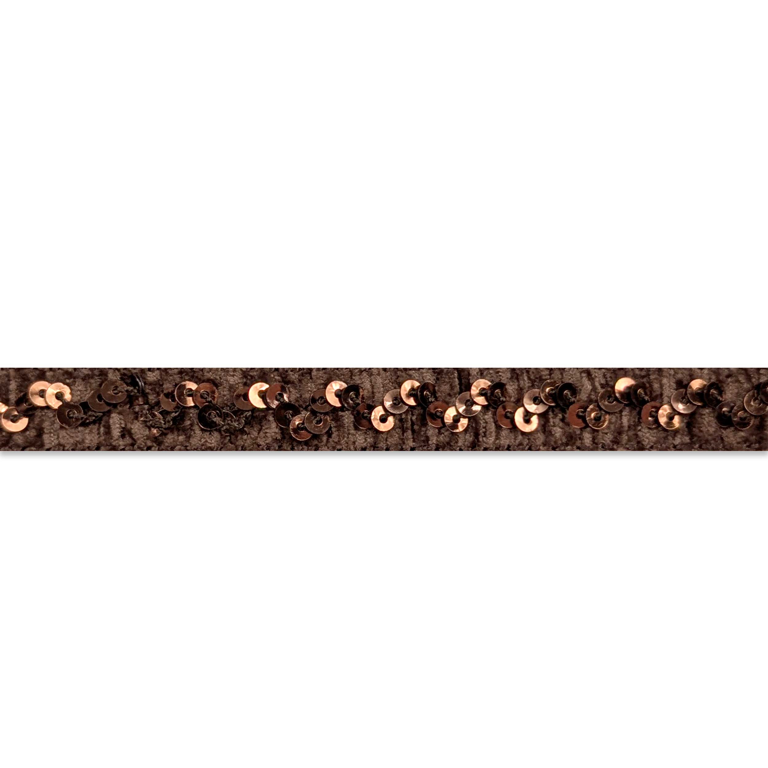 Brown Trimmings with Sequins Image