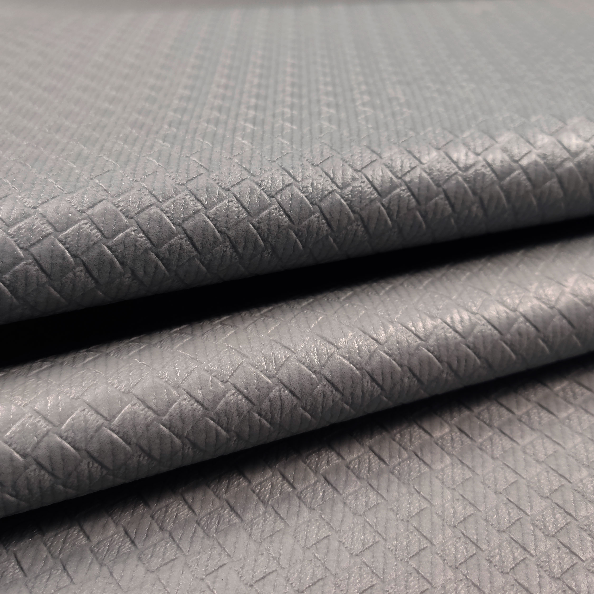 Tapis gris tressé antidérapant Image