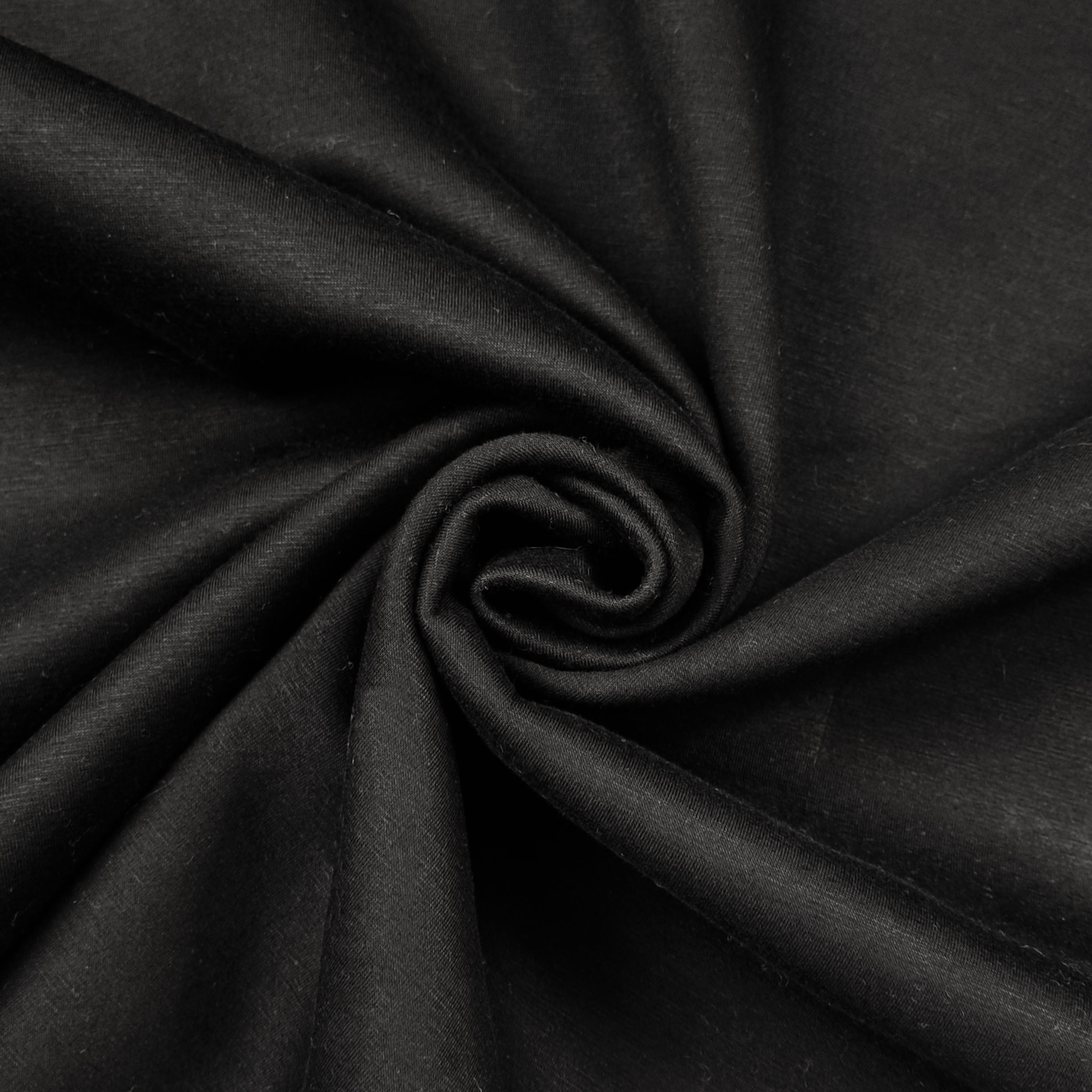 Néoprène Double Laine Anthracite Mélange et Noir Solide Image