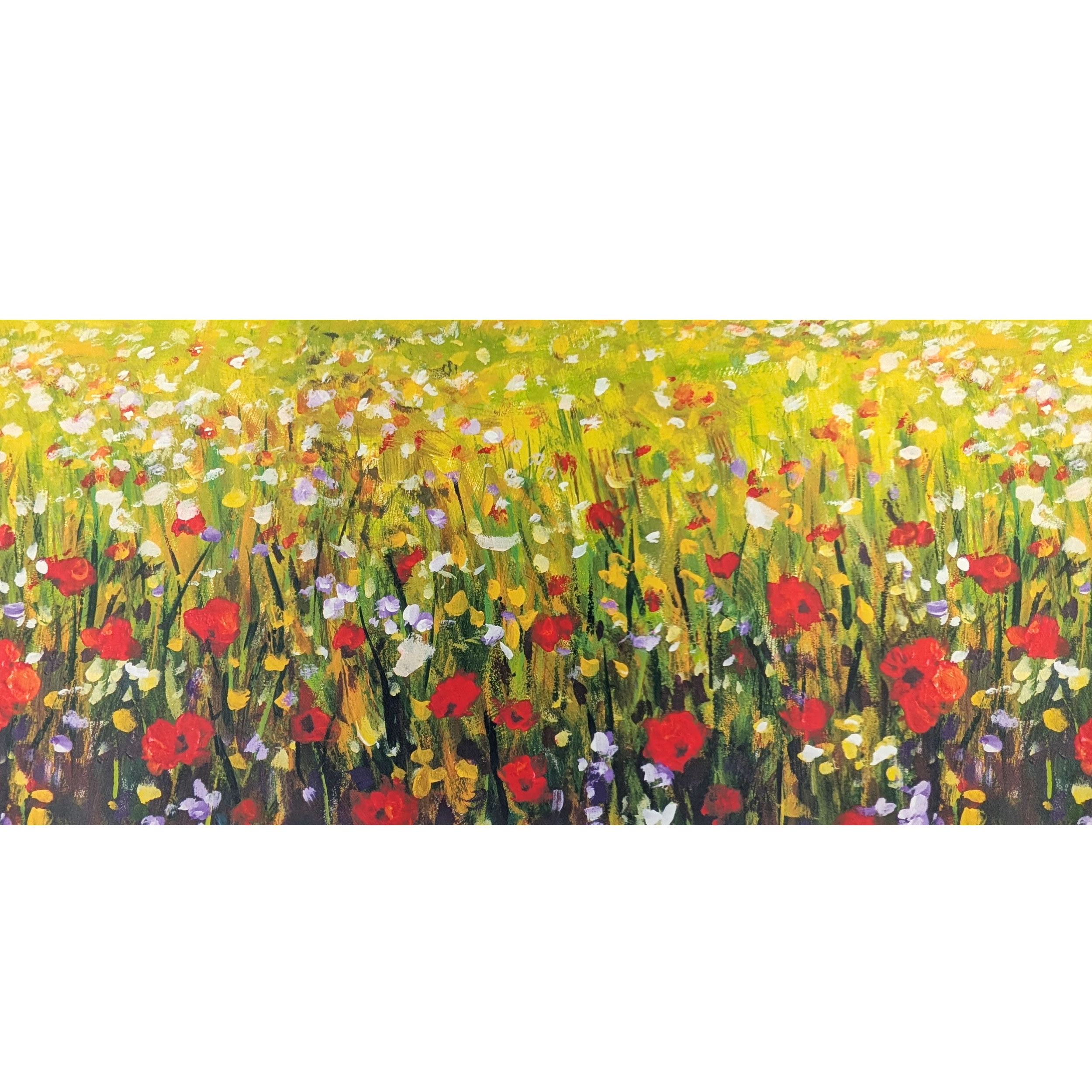 Kitchen Pasadas with Painted Wildflowers Image