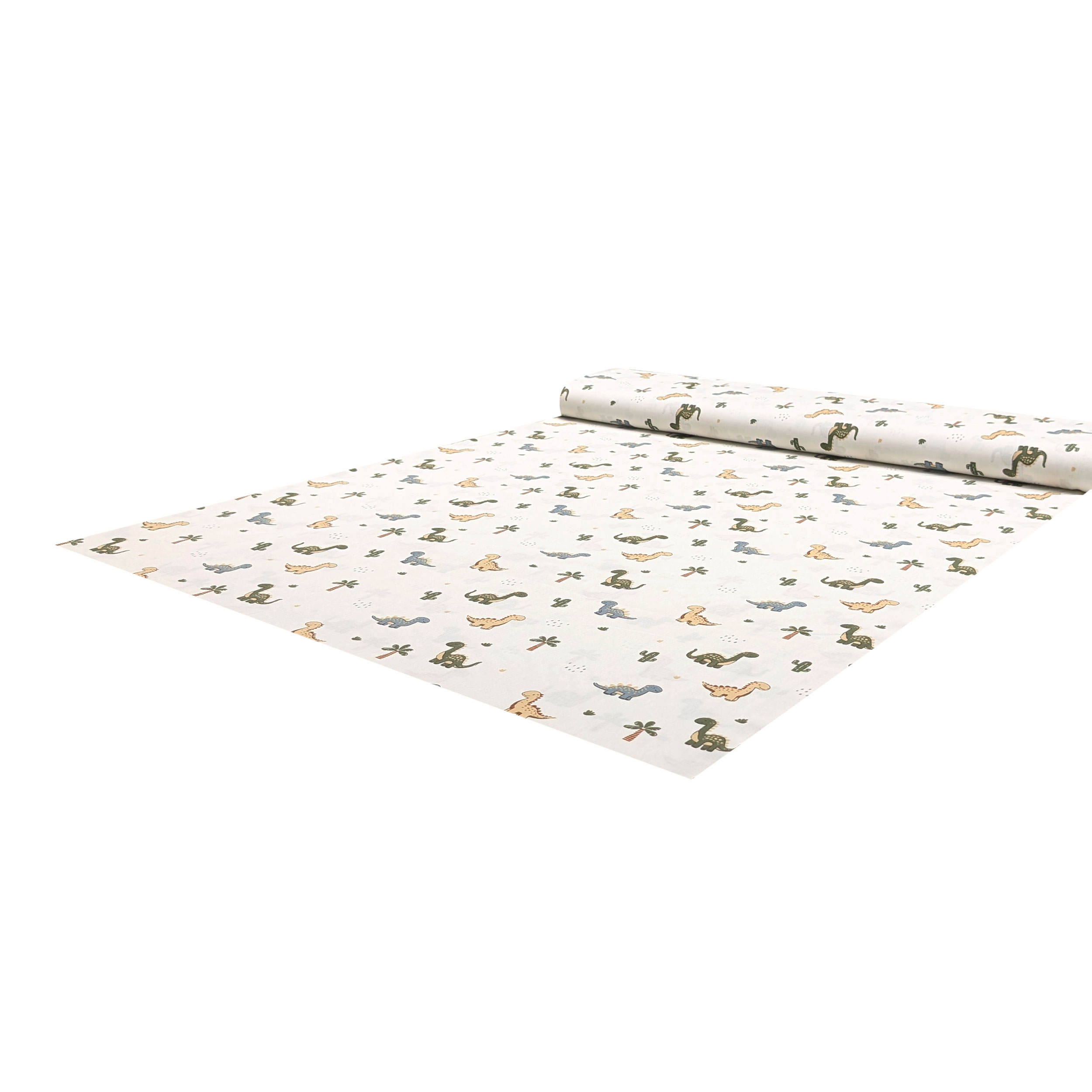 Cotton poplin with Stegosaurus pattern Image