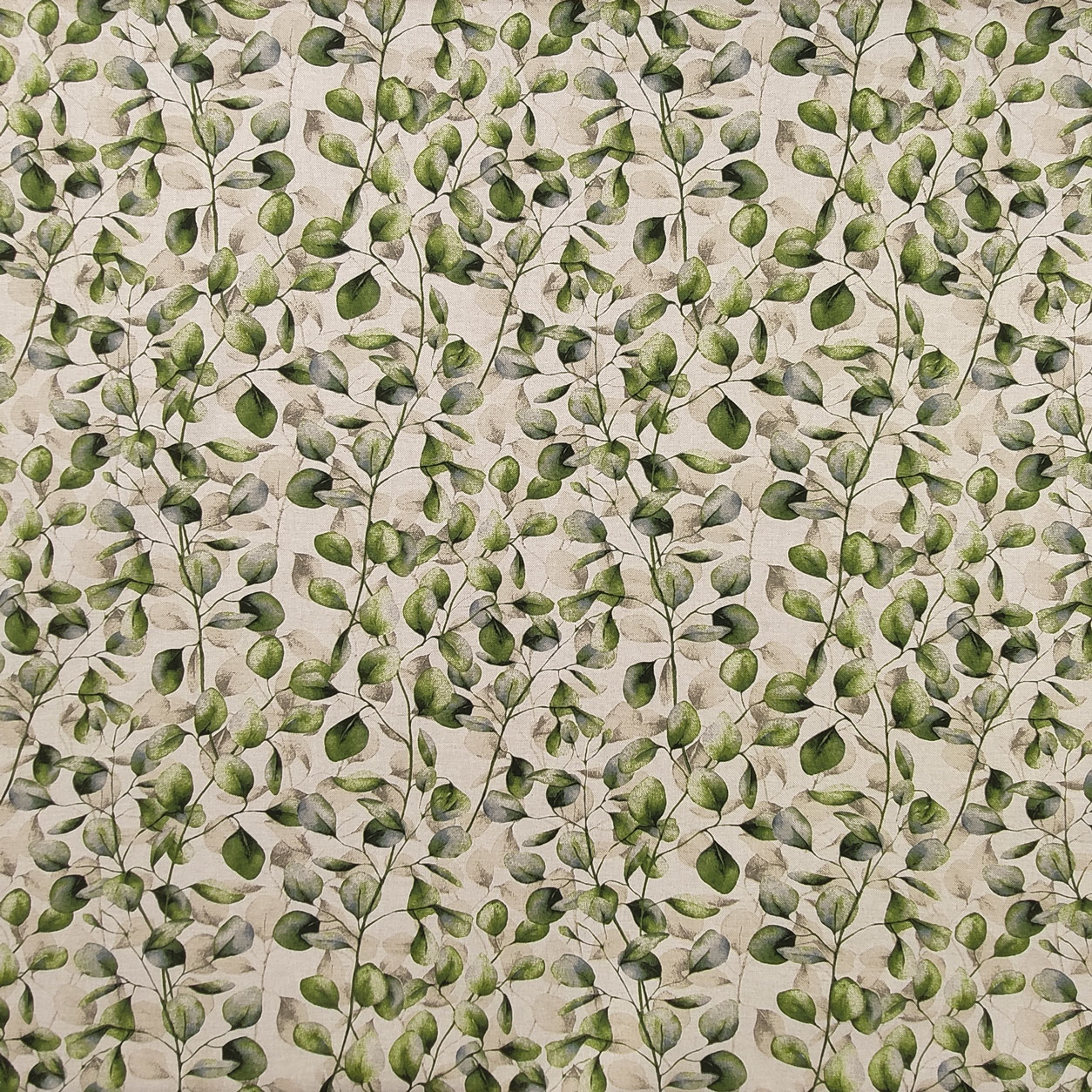 Tissu Panama Feuilles de peuplier Image