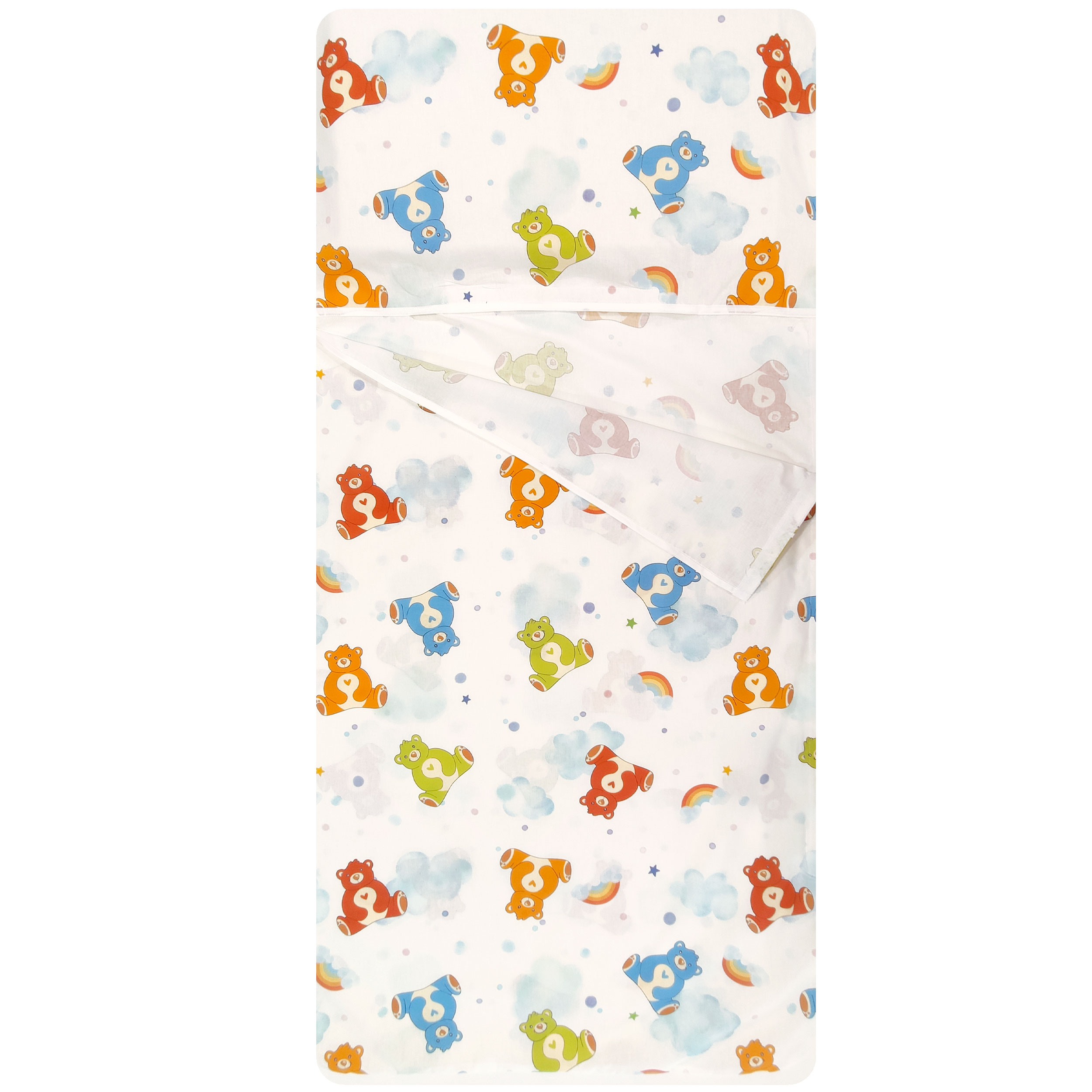Sac de couchage d'été Teddy Bears Clouds and Rainbows Image
