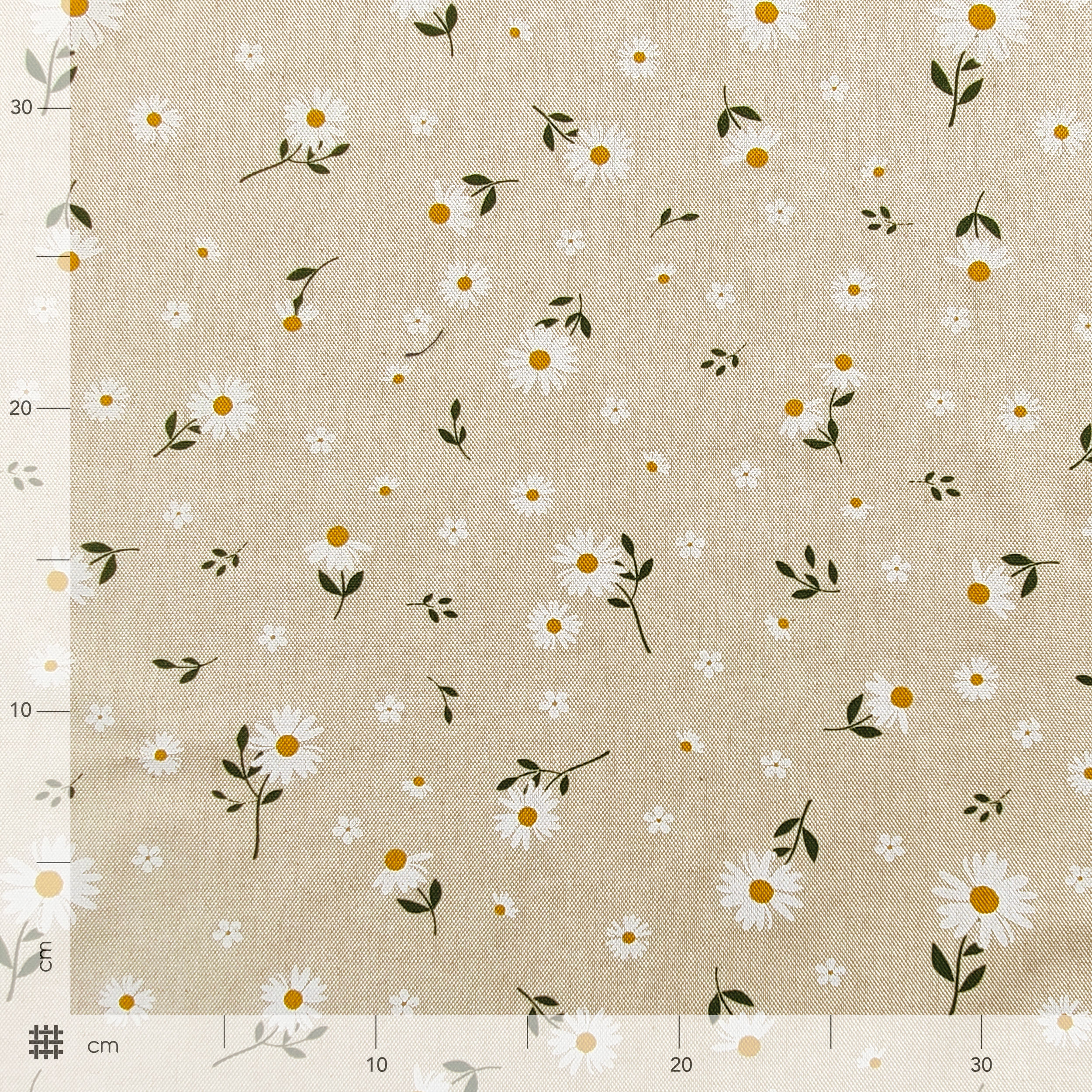 Baumwollmischung Gänseblümchen