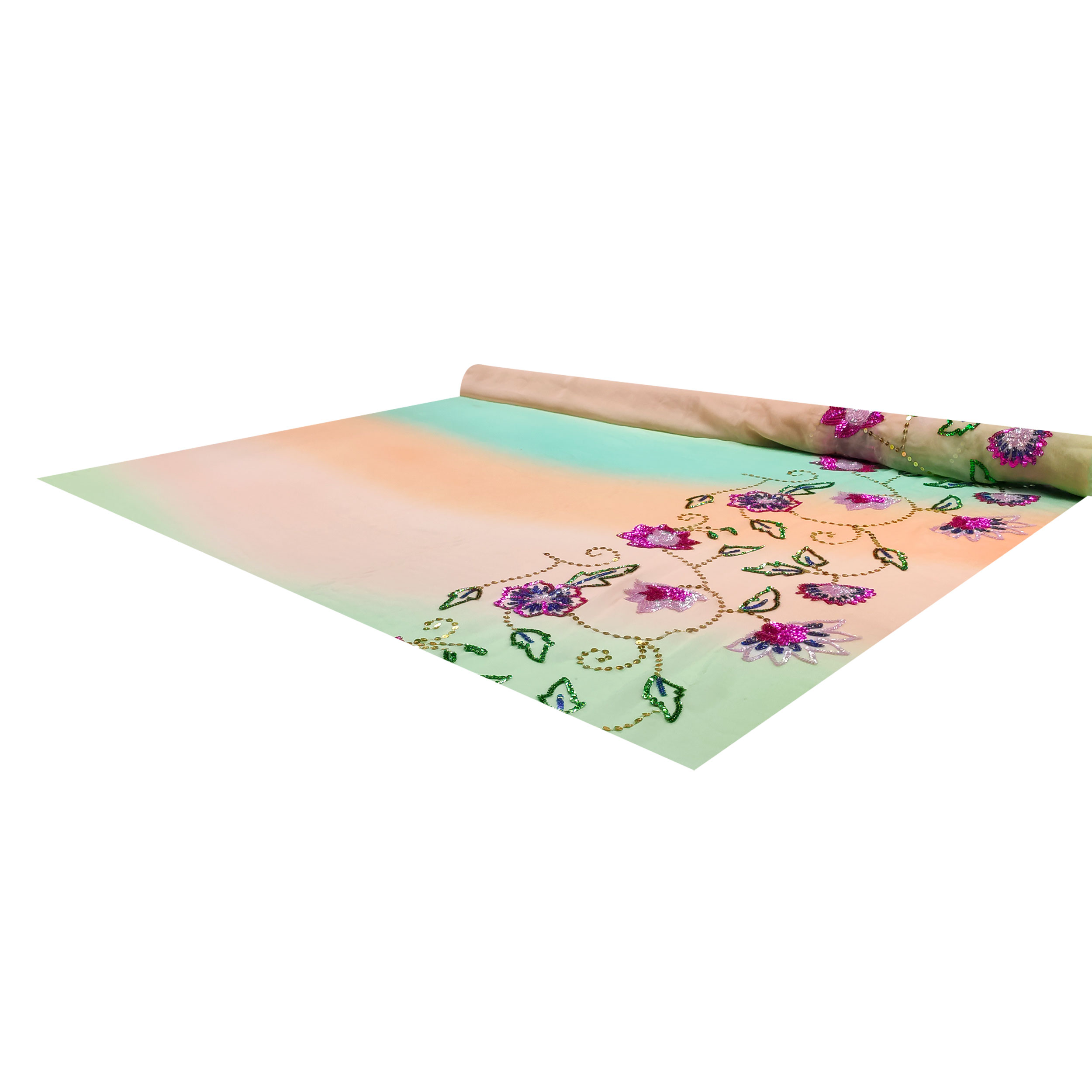 Georgette Pure Silk Embroidered Fashion