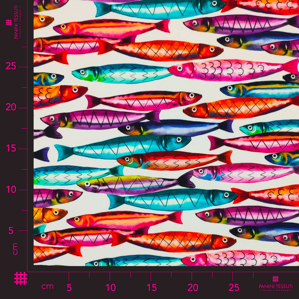 Panama Cotton Sardine Tissu multicolore Image
