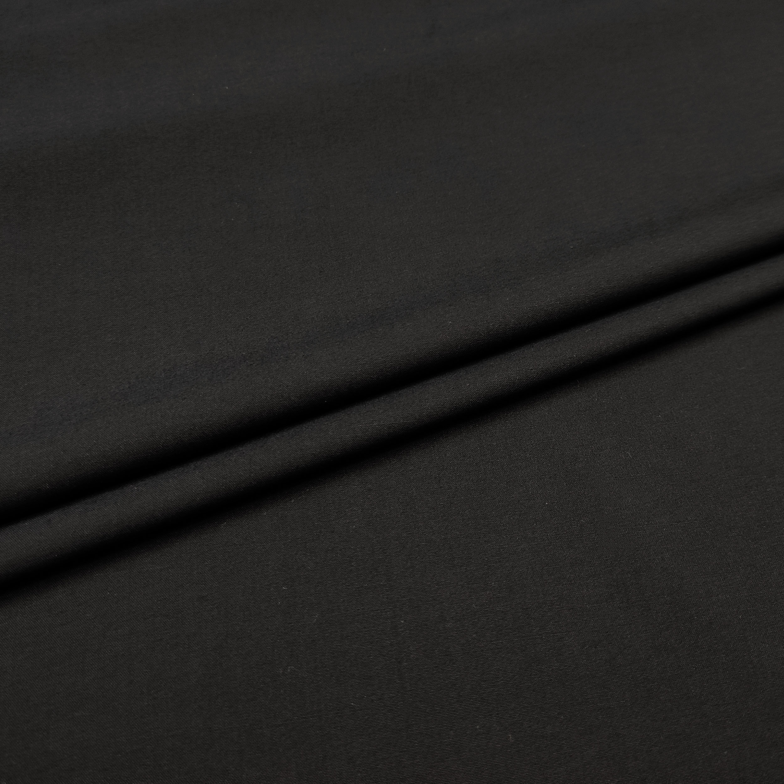 Natural Black Stretchy Satin Bamboo Image